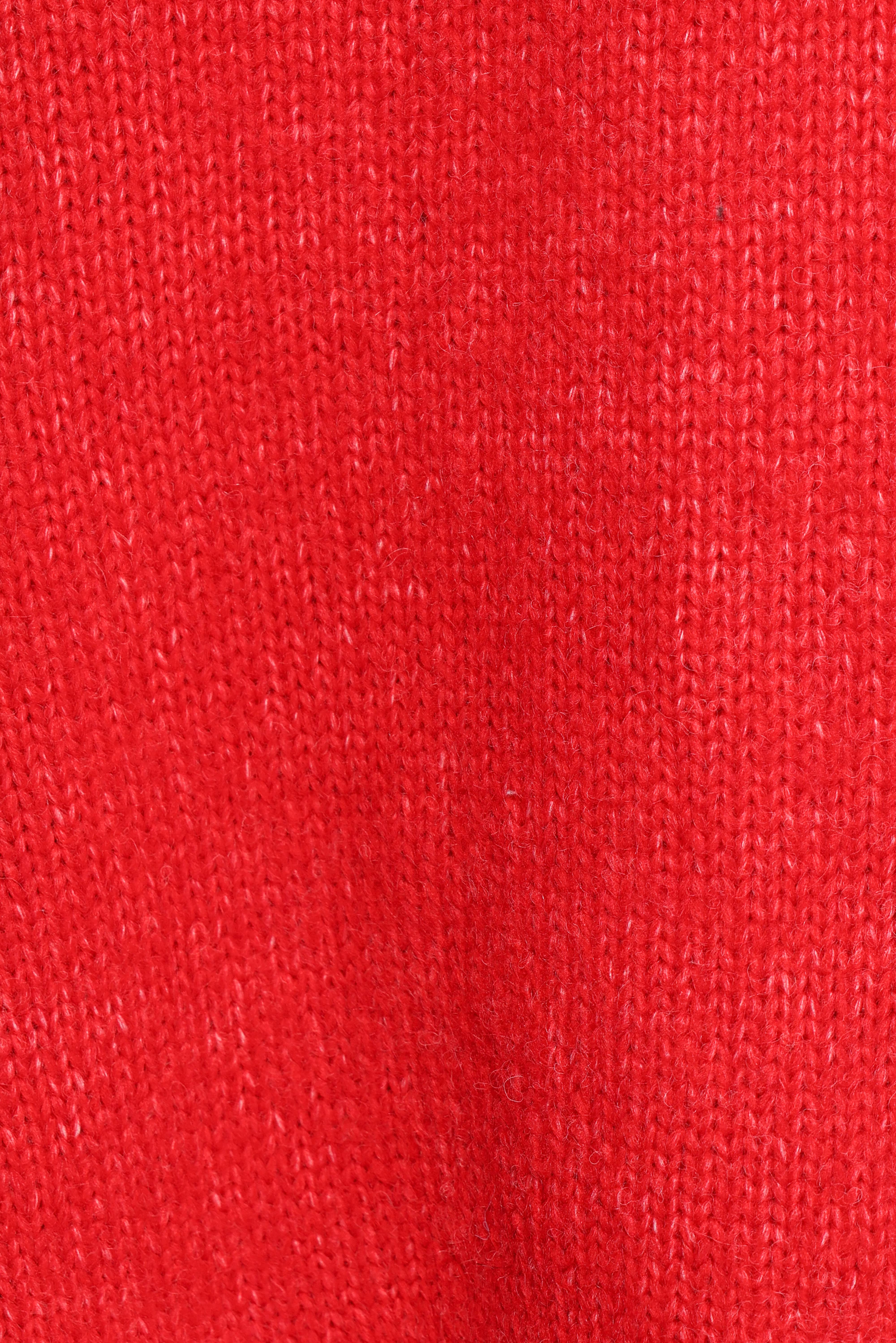 Lloyd Oversized Crew Knit Sweater - Red