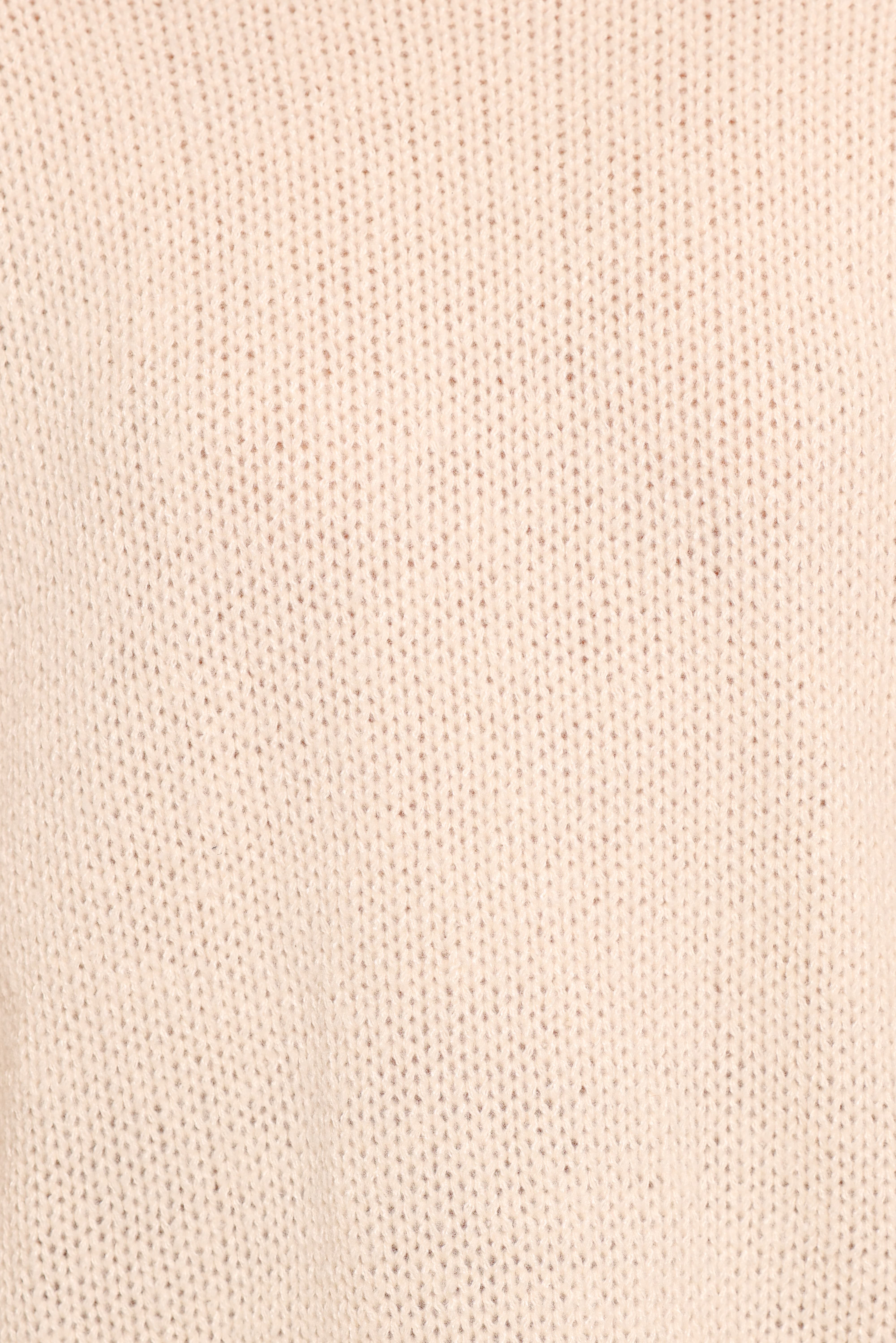 Lover Tie Sleeve Knit Sweater - Ivory