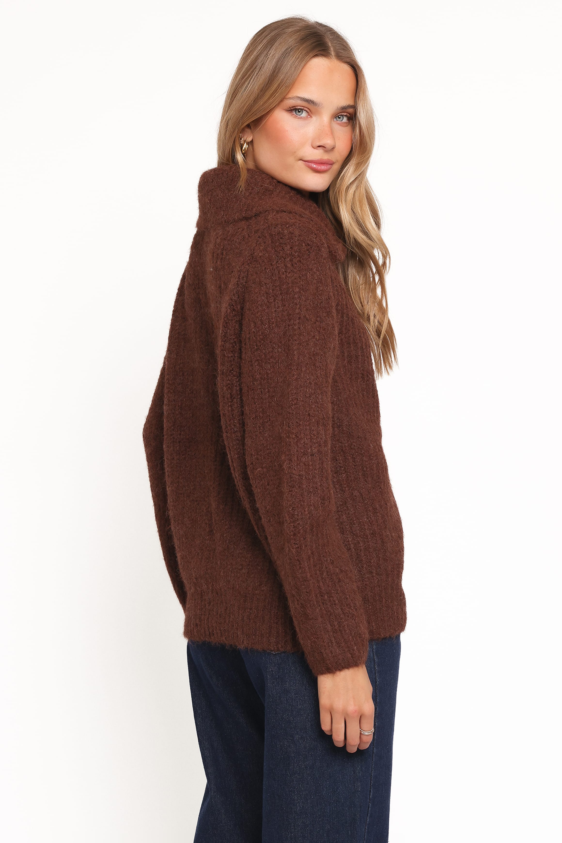 Miffy Zip Through Cardigan - Chocolate