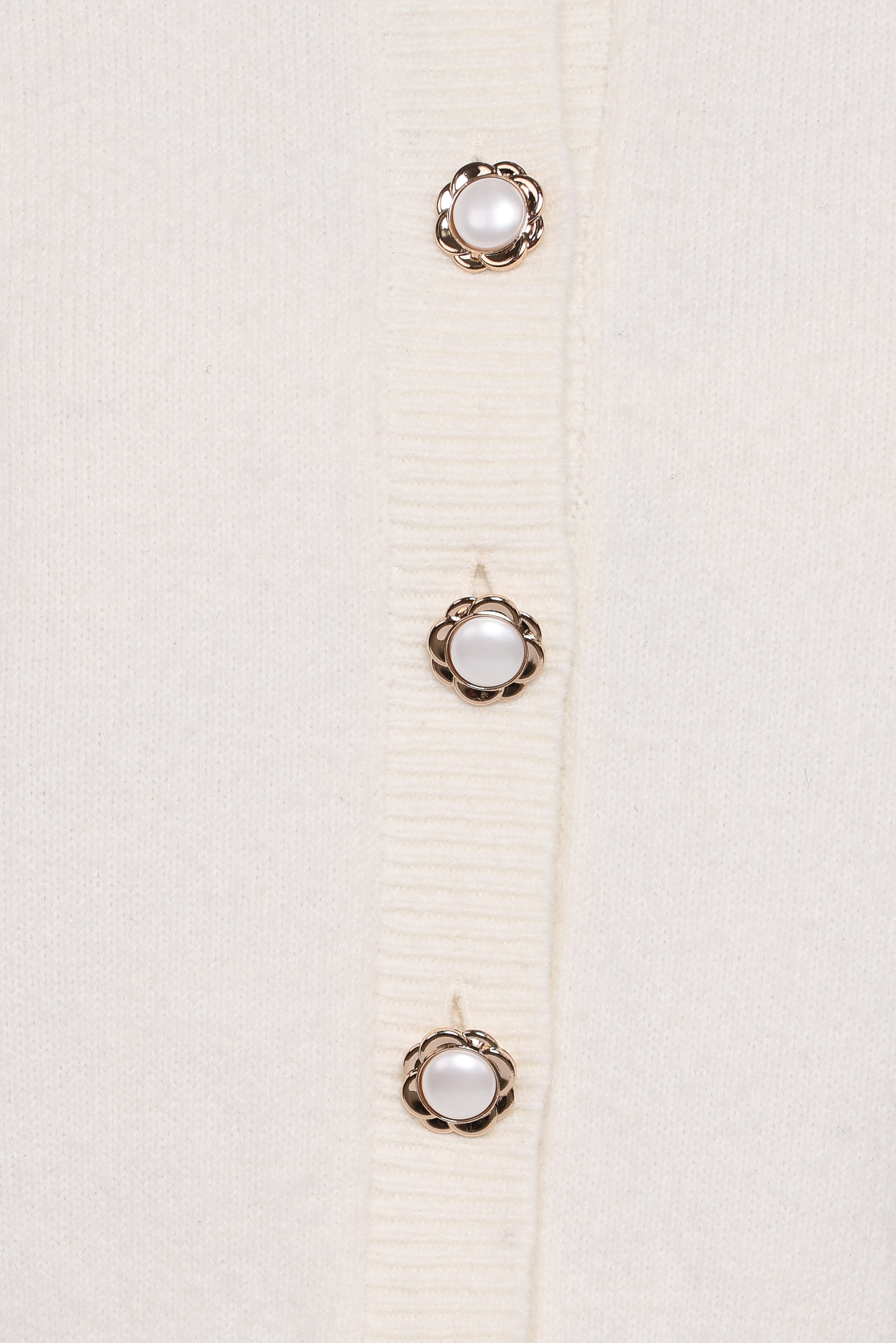 Thelma Trumpet Sleeve Cardigan - Cream
