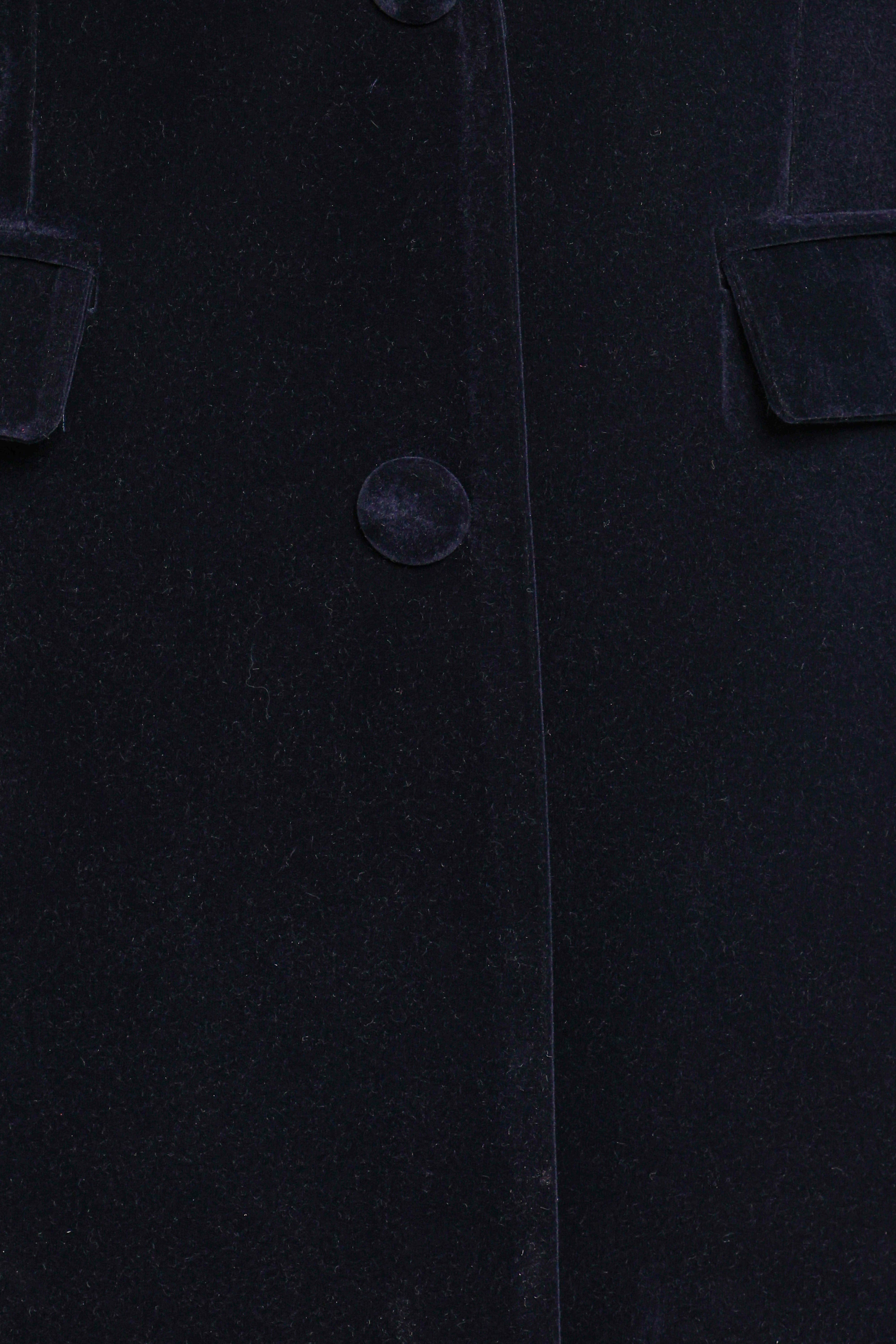Clive Velvet Blazer - Navy