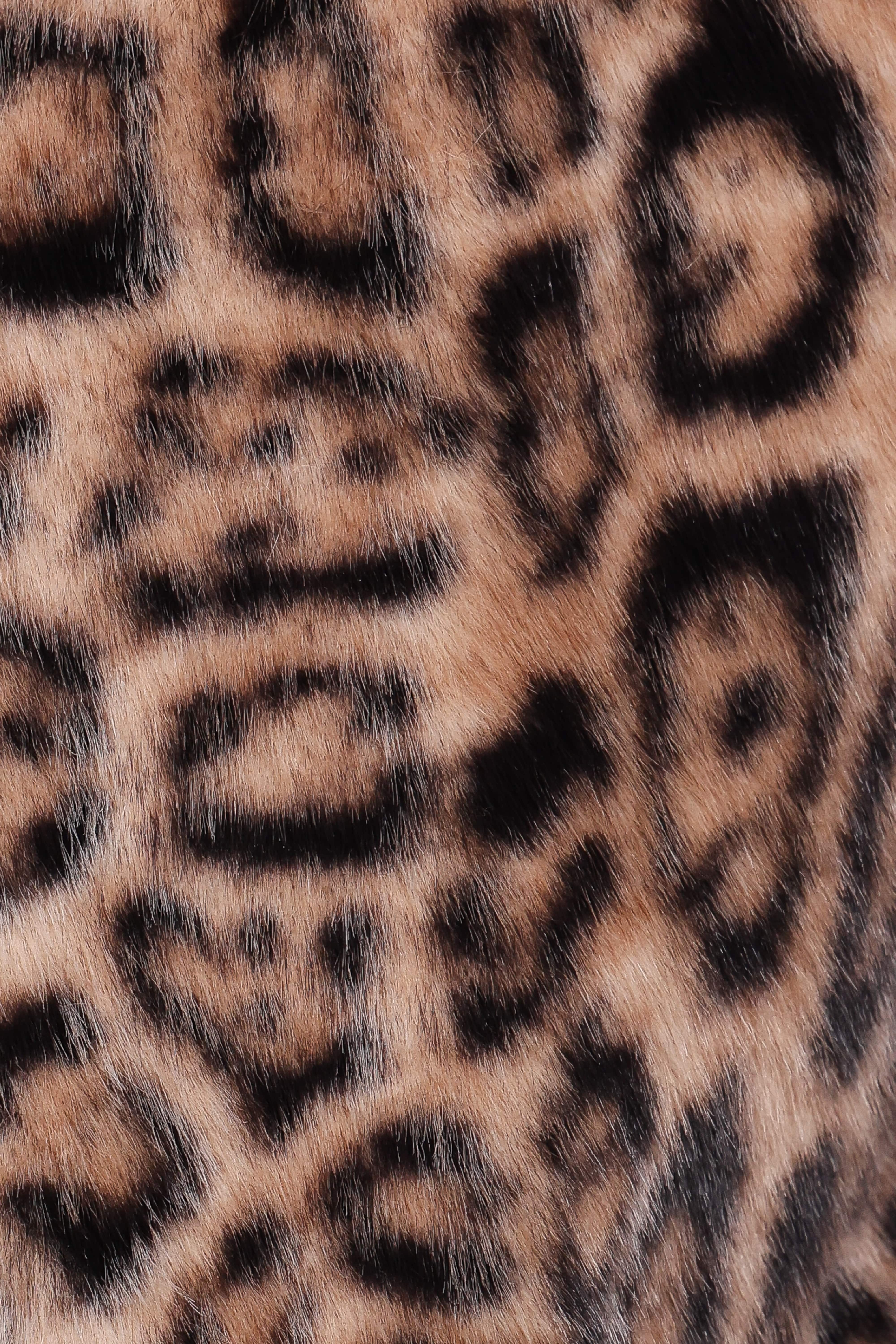 Florian Cropped Jacket - Leopard