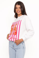 Goodwin Lobster Sweatshirt - White