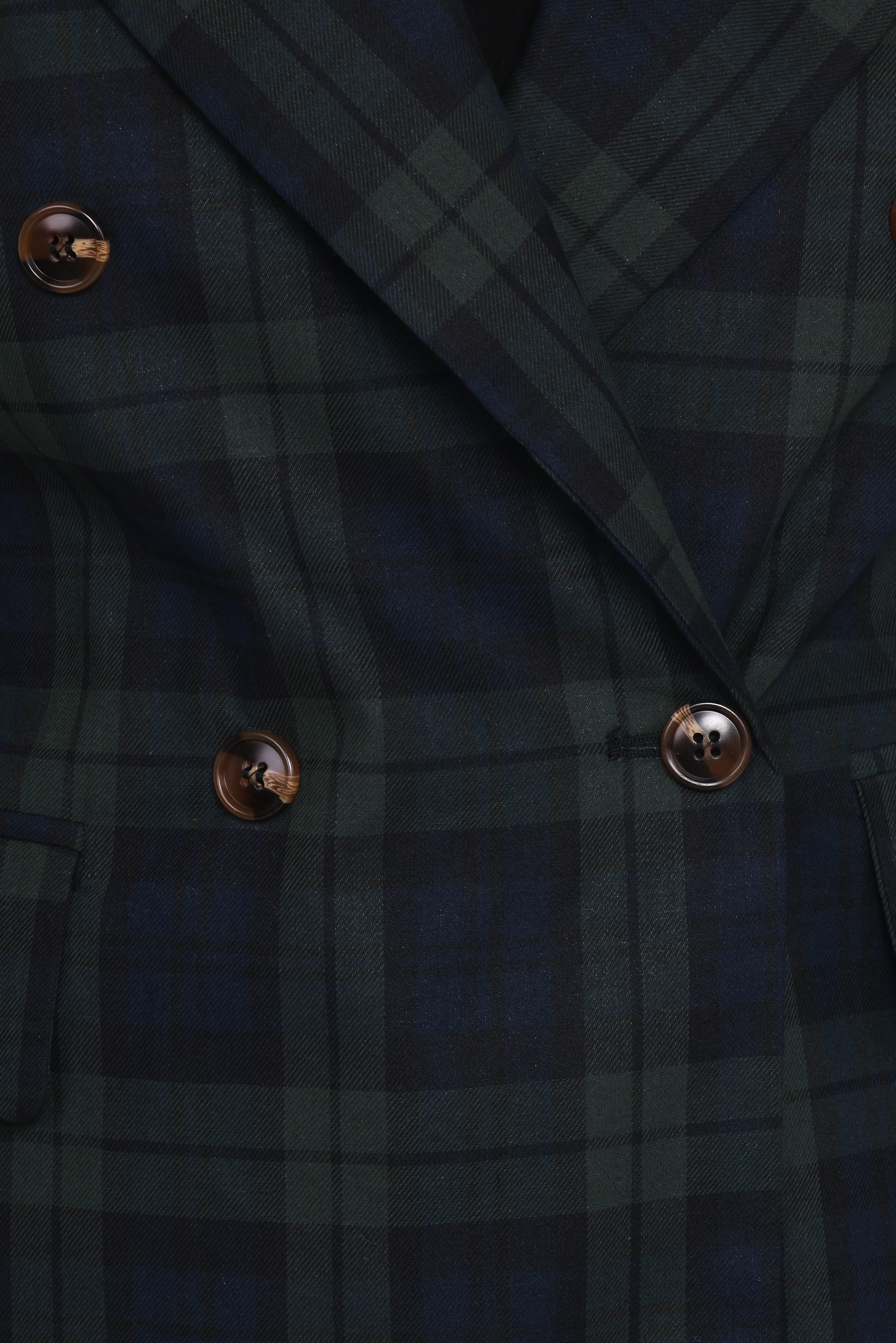 Juliette Blazer - Green Plaid