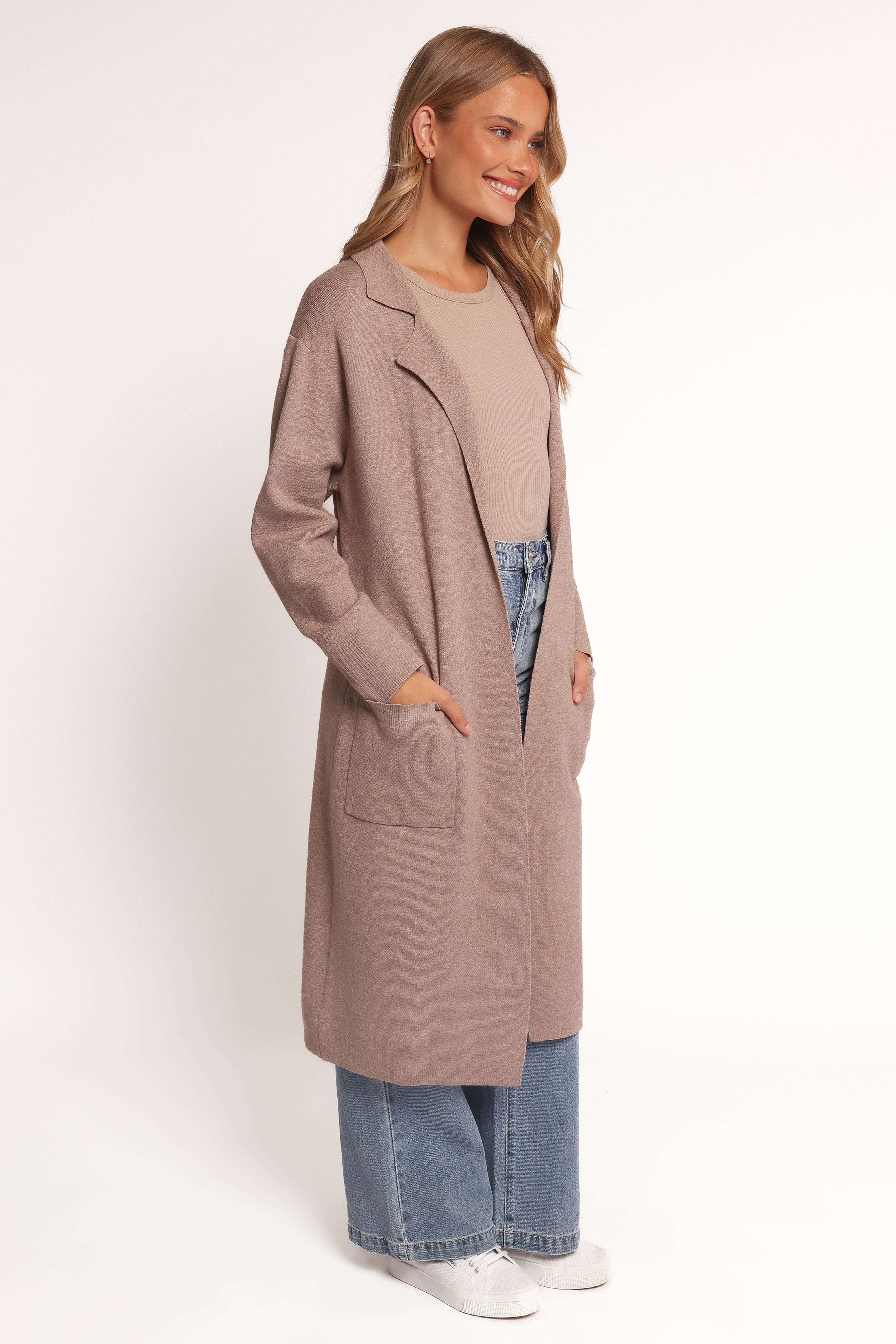 Venda Coatigan - Light Brown