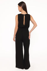 Brenna Cotton Jumpsuit - Black