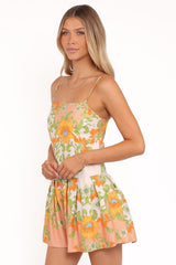 Claire Romper - Spring Floral