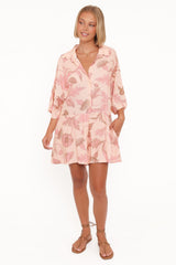 Ellisa Romper - Pink Floral