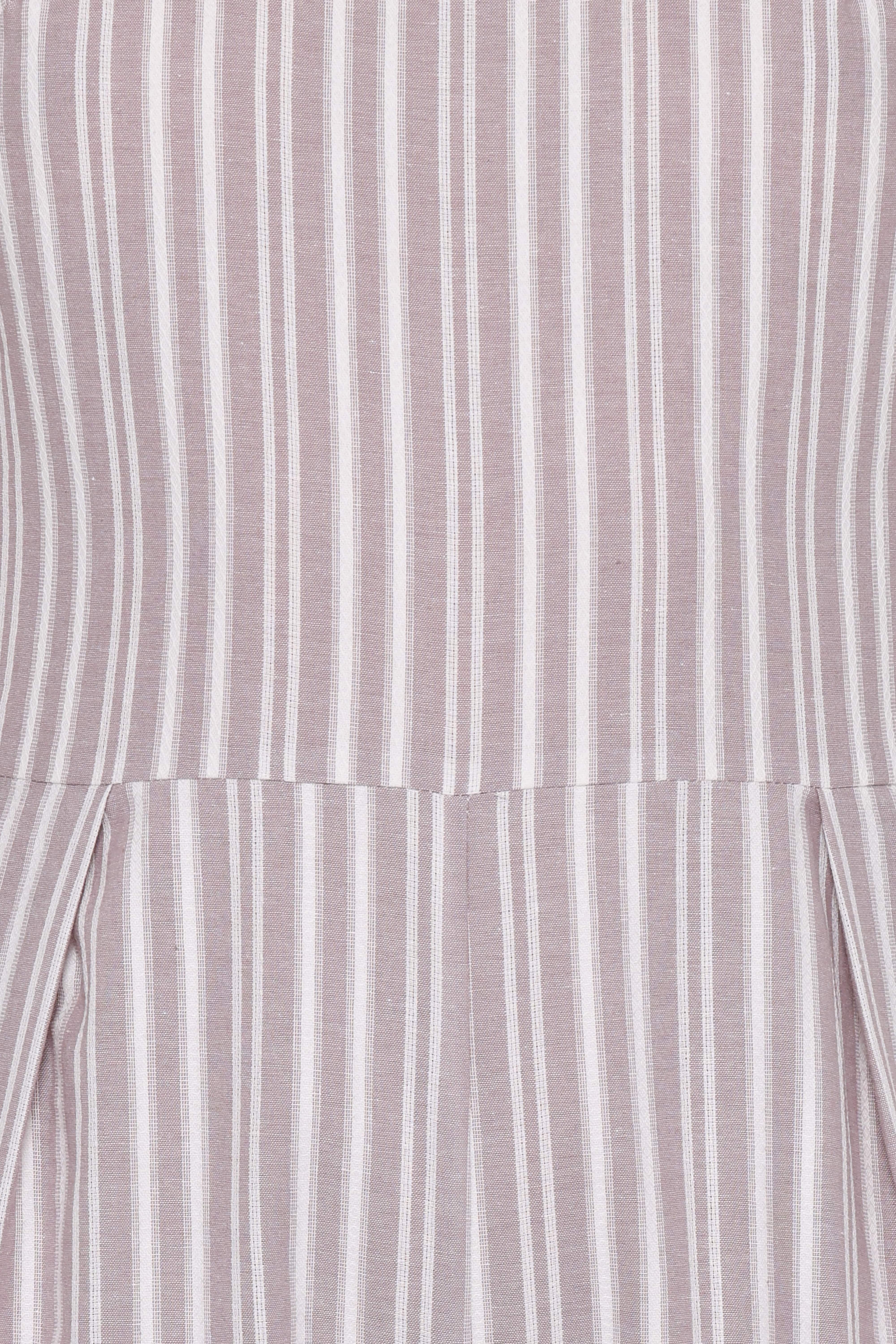 Ester Jumpsuit - Beige/White Stripe