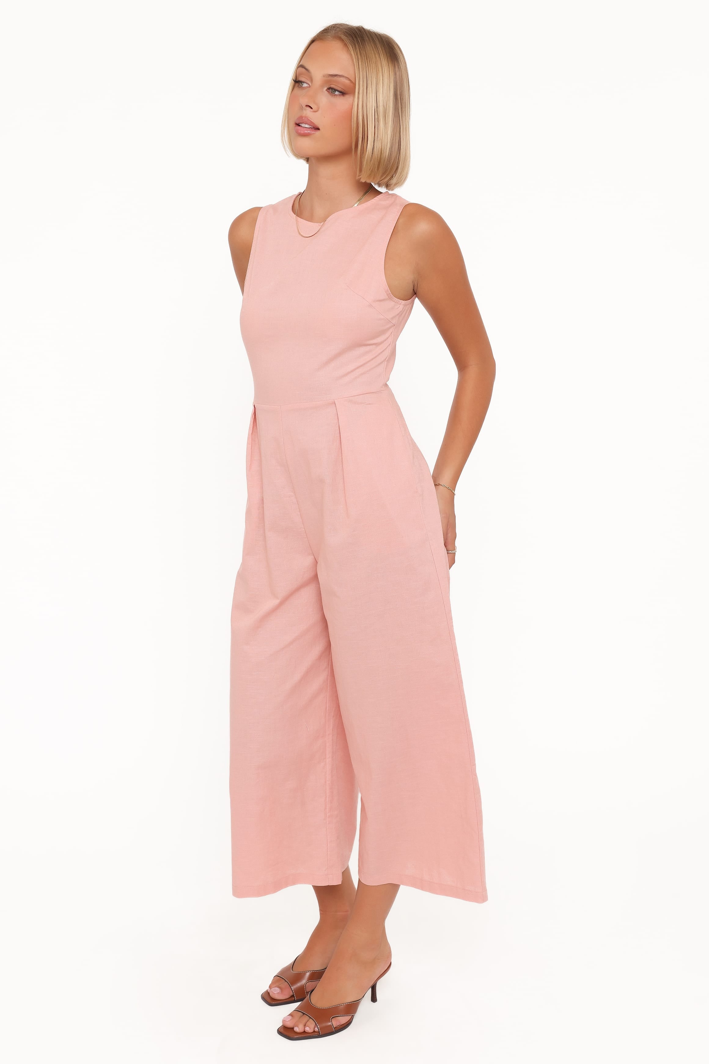 Ester Jumpsuit - Pale Pink