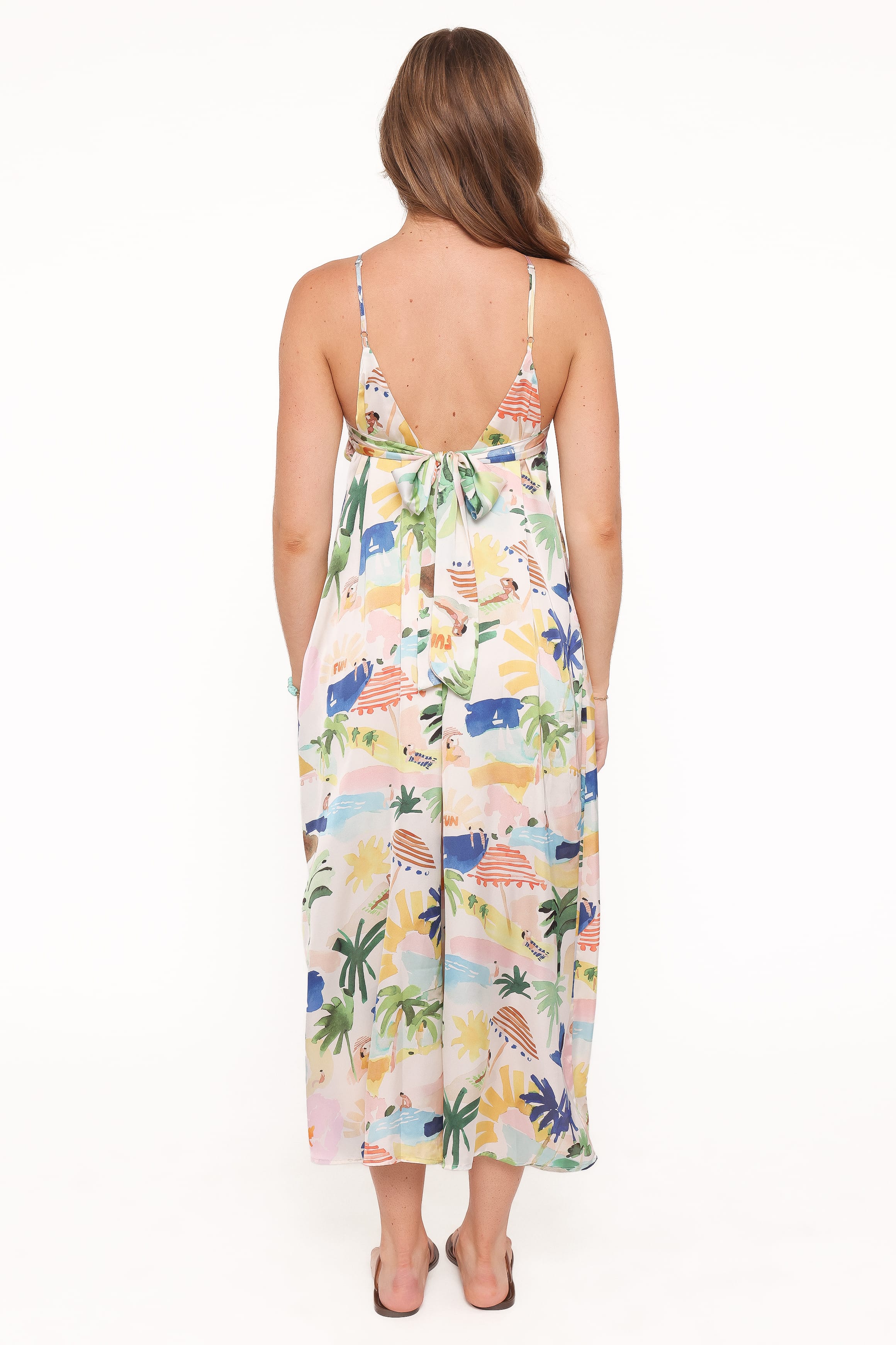 Jess Jumpsuit - Cream Resort Isle