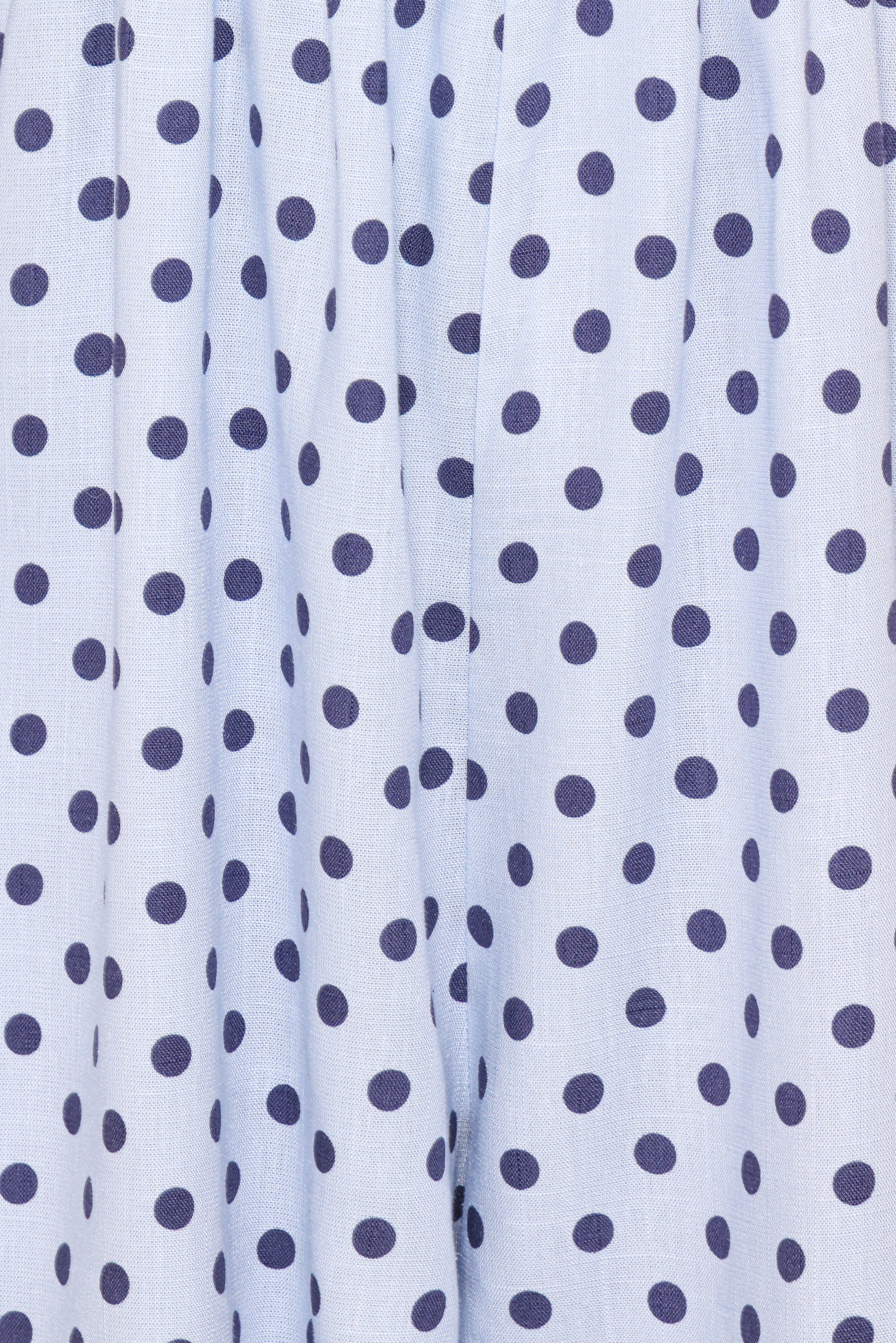 Quinley Romper - Blue Polka Dot
