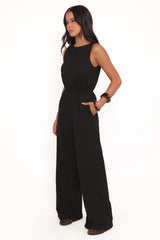 Sansa Stretch Jumpsuit - Black