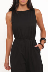 Sansa Stretch Jumpsuit - Black