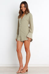 Becky Romper - Sage