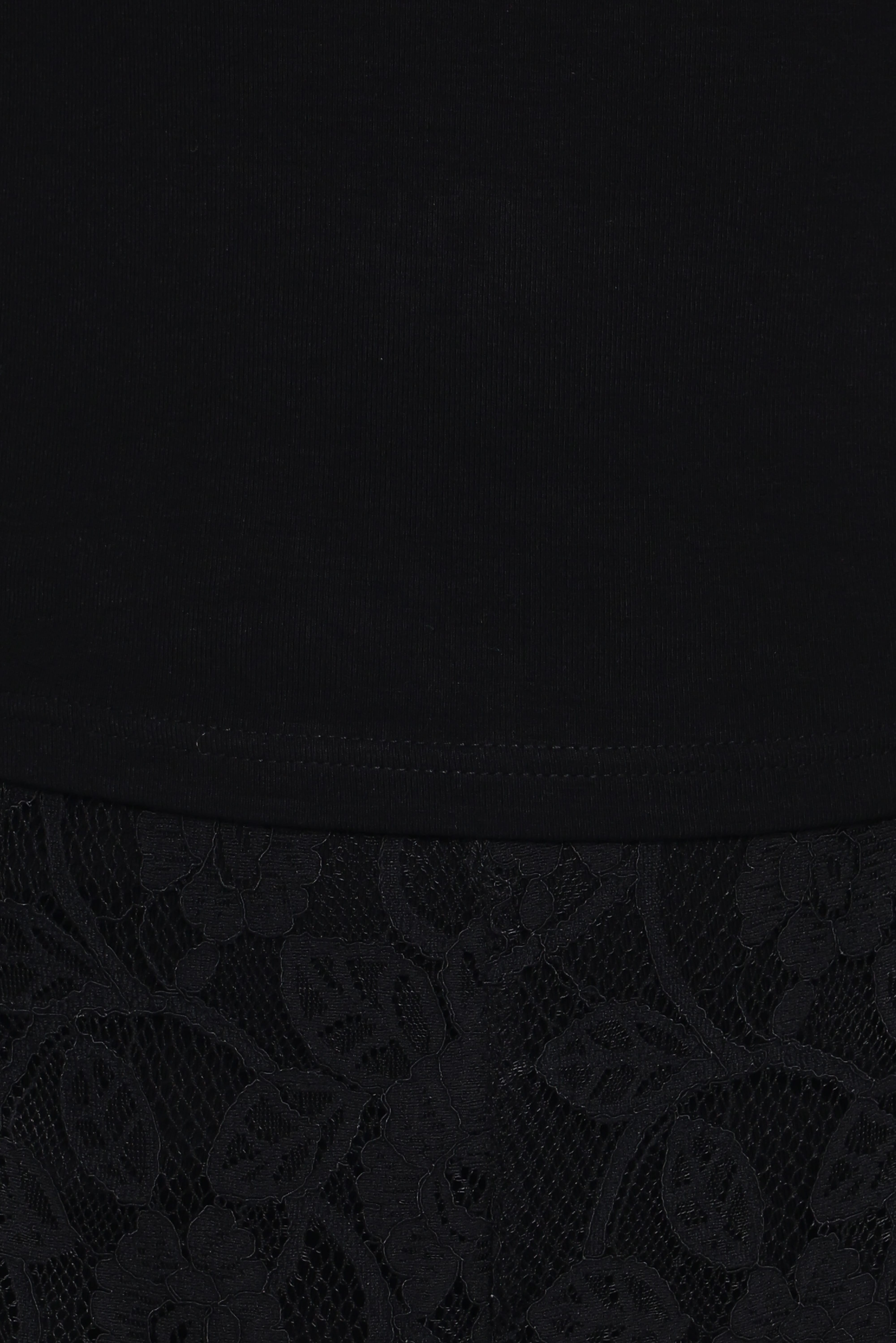 Alina Lace Pant Set - Black
