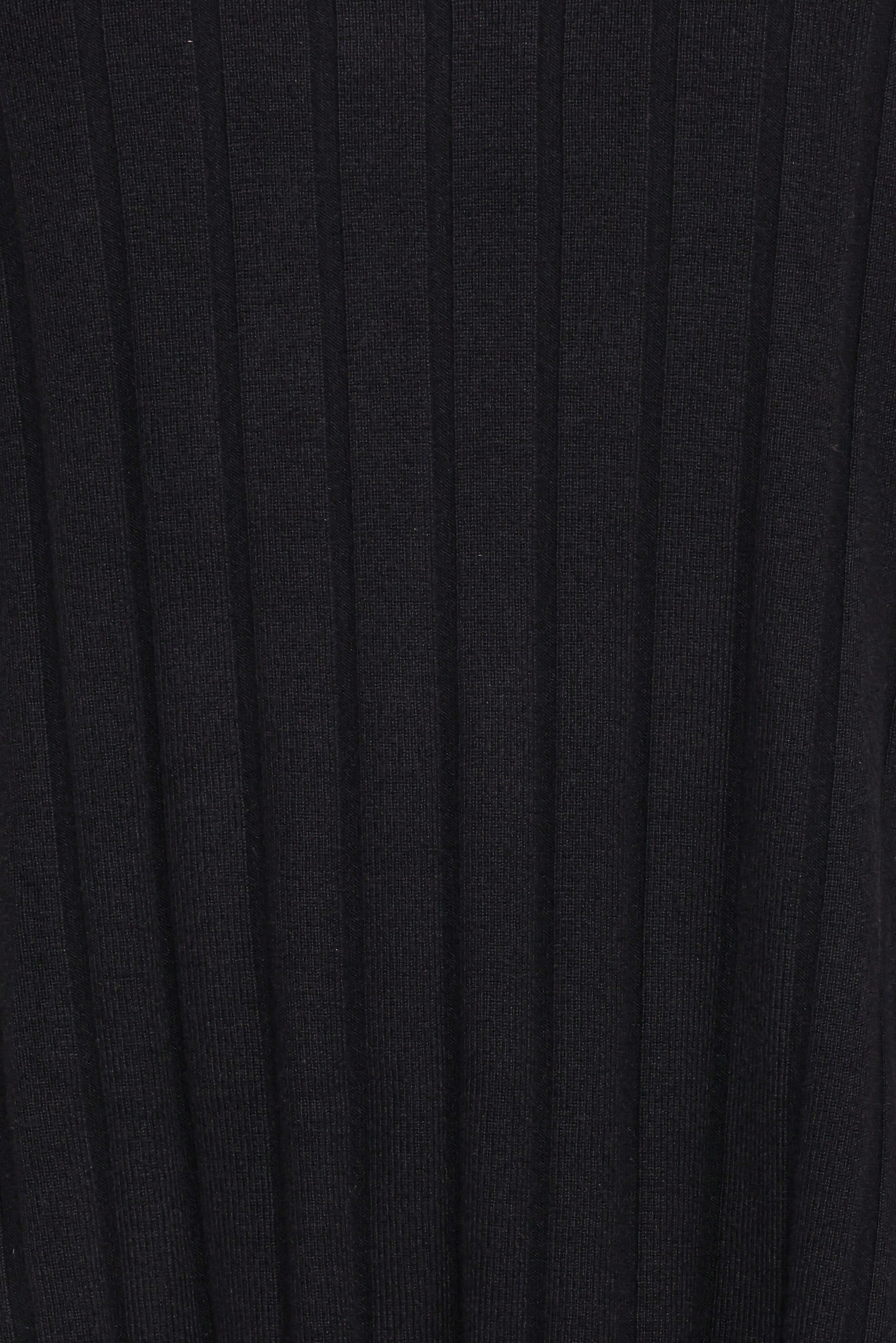 Alix Ribbed Knit Set - Black