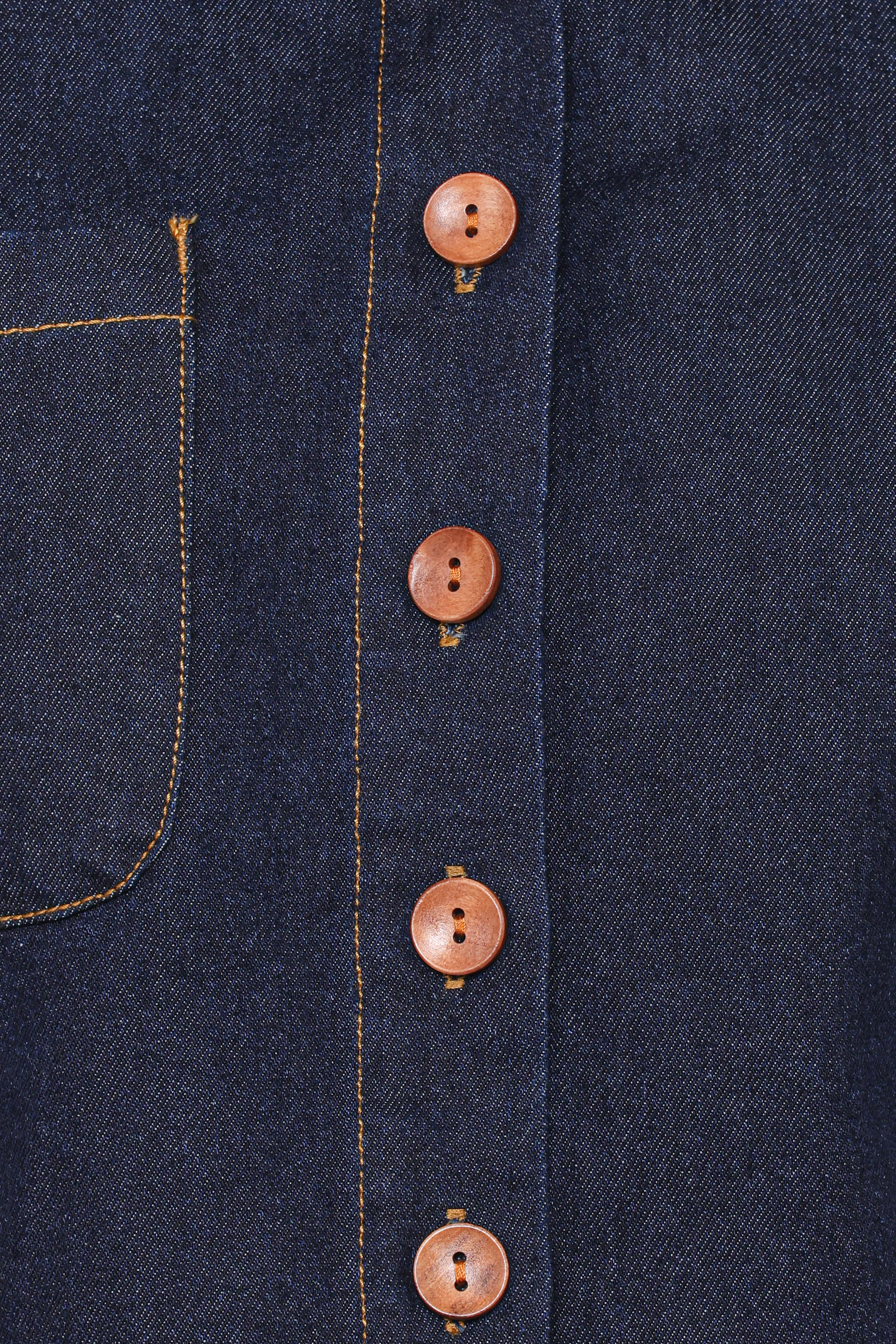 Bels Denim Short Set - Indigo