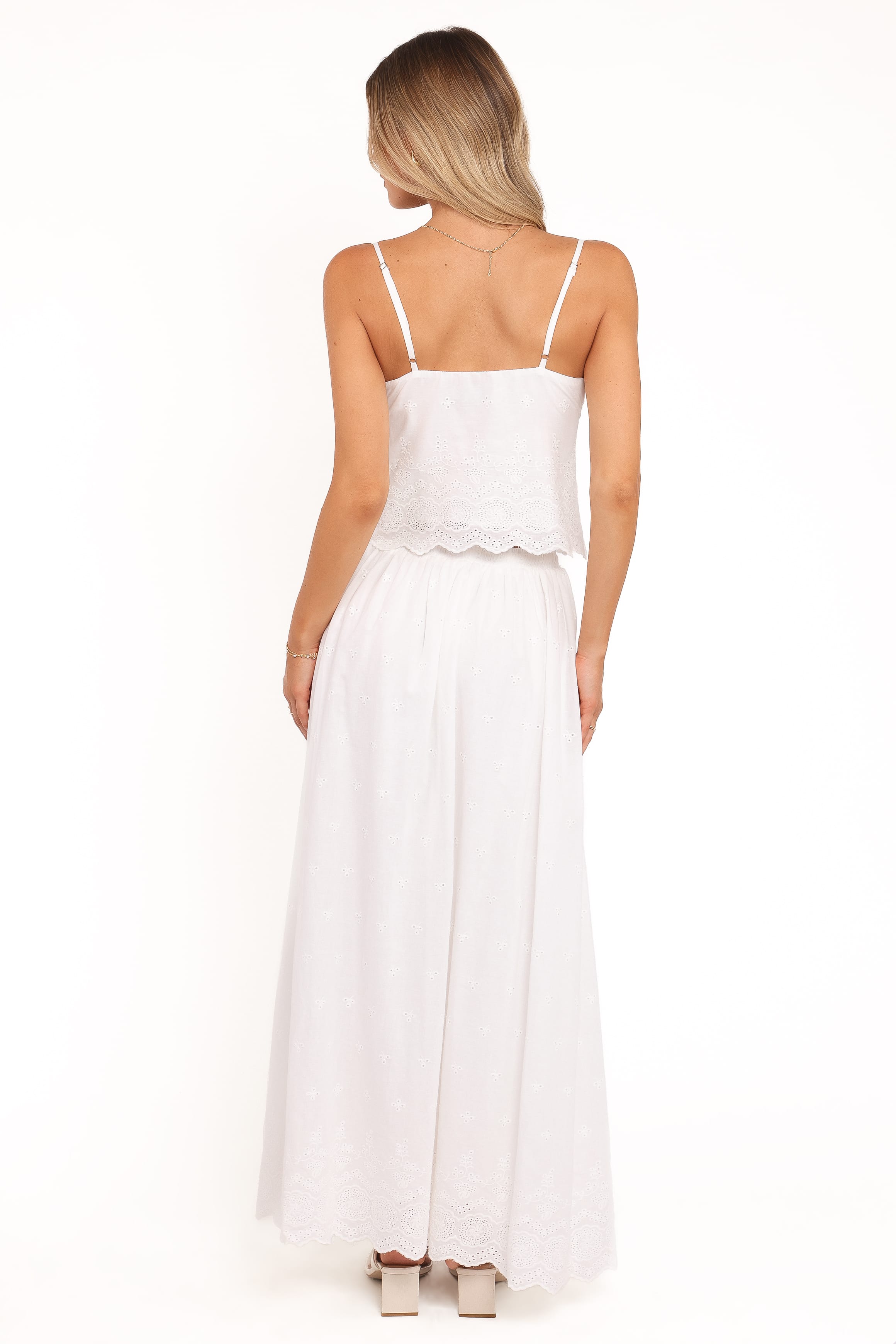 Blaire Skirt Set - White
