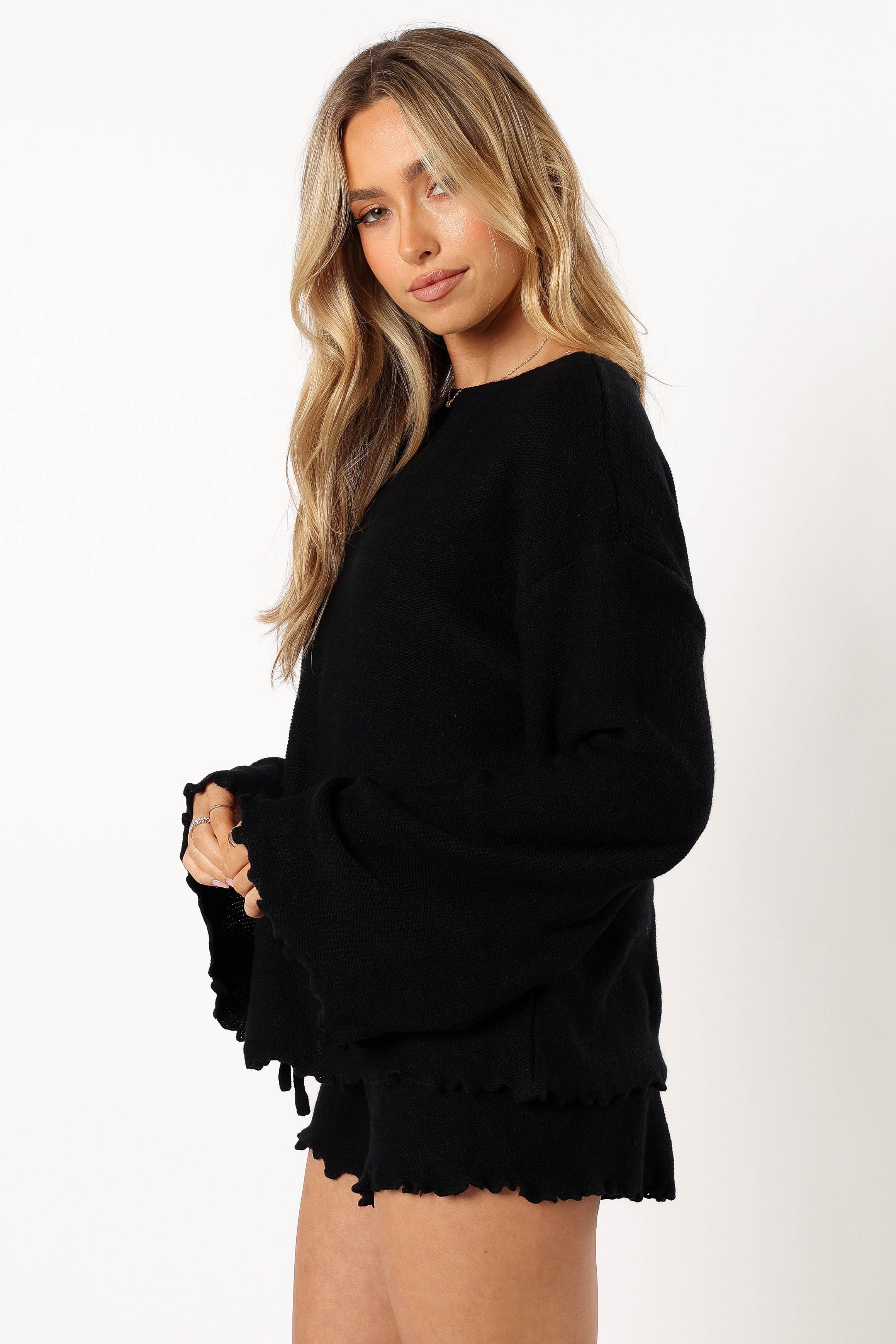 Christina Knit Set - Black
