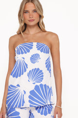 Kristy Pant Set - Blue Shell