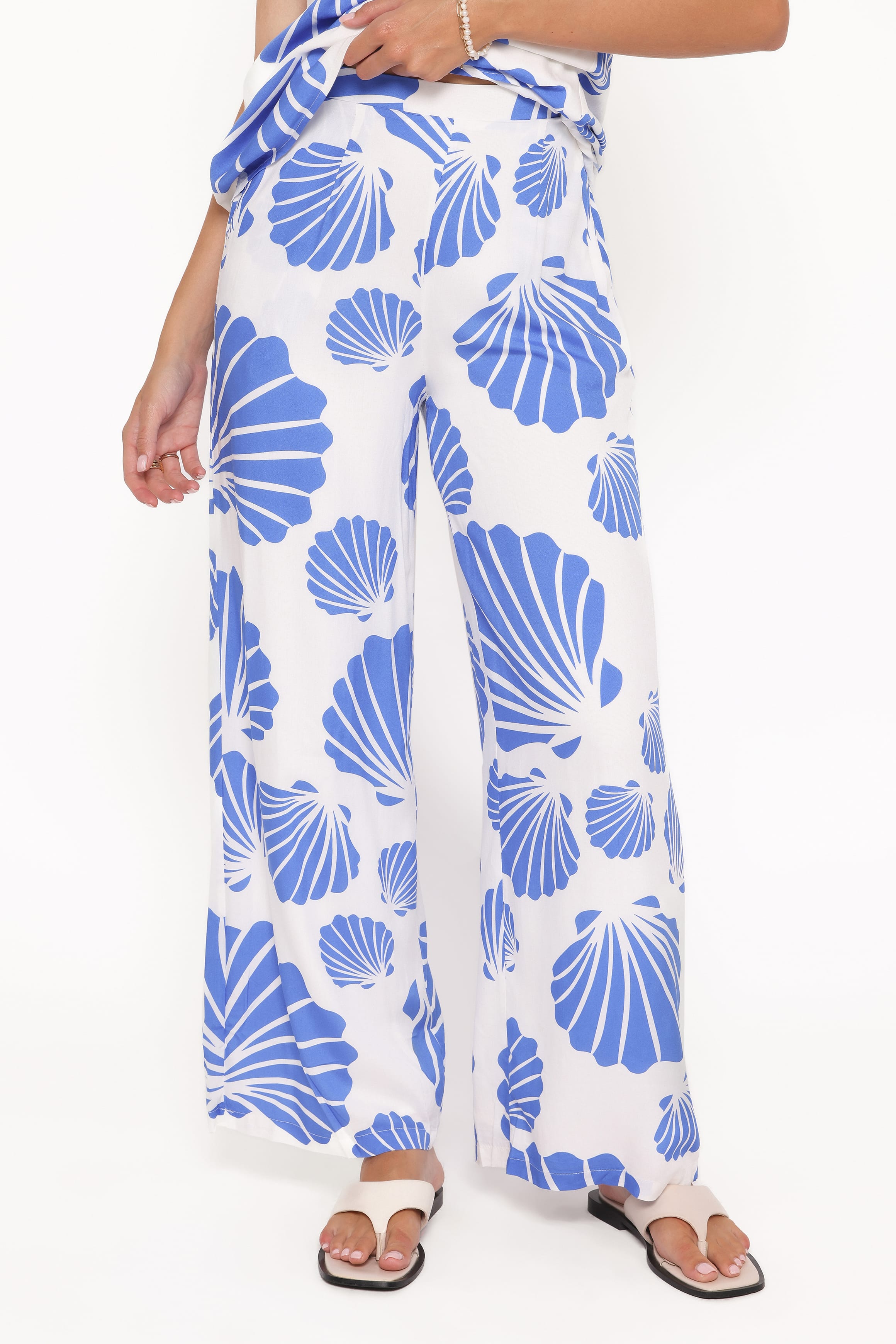 Kristy Pant Set - Blue Shell