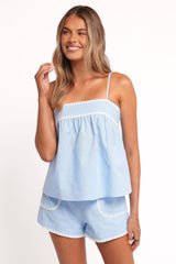 Lila Short Set - Blue