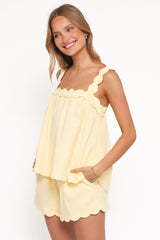 Lillian Short Set - Yellow