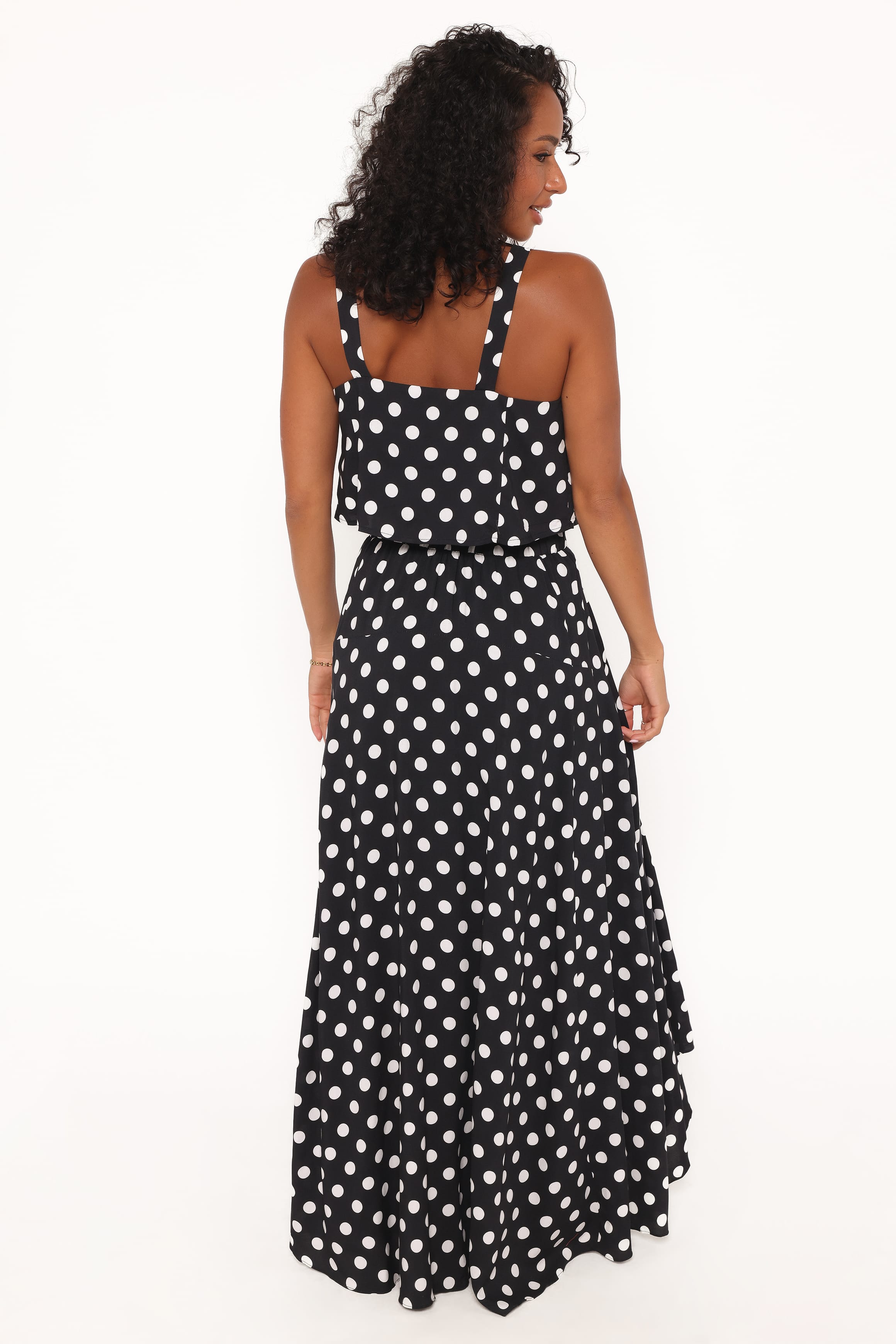 Lulu Set - Black Polka Dot