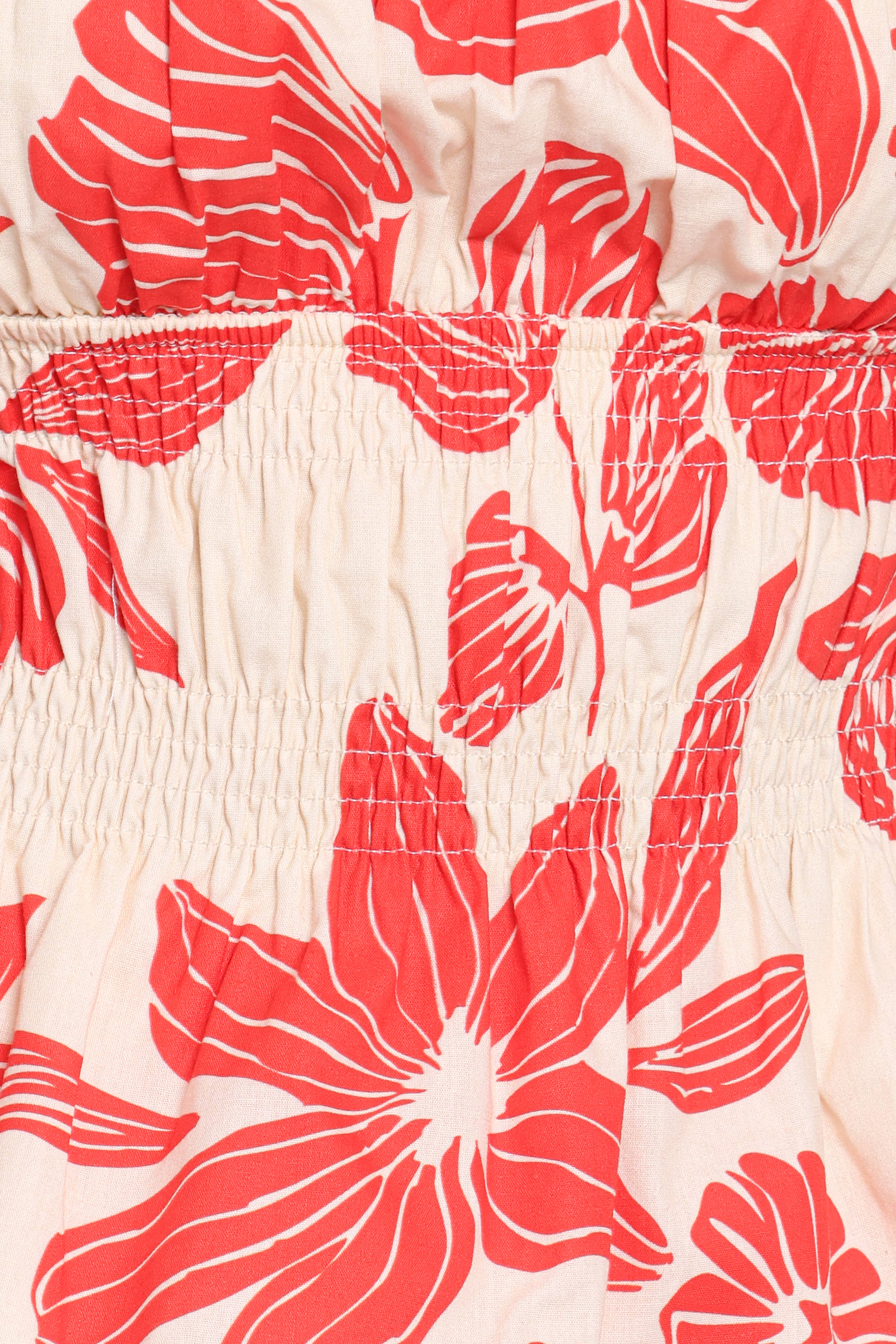 Luna Short Set - Red Floral