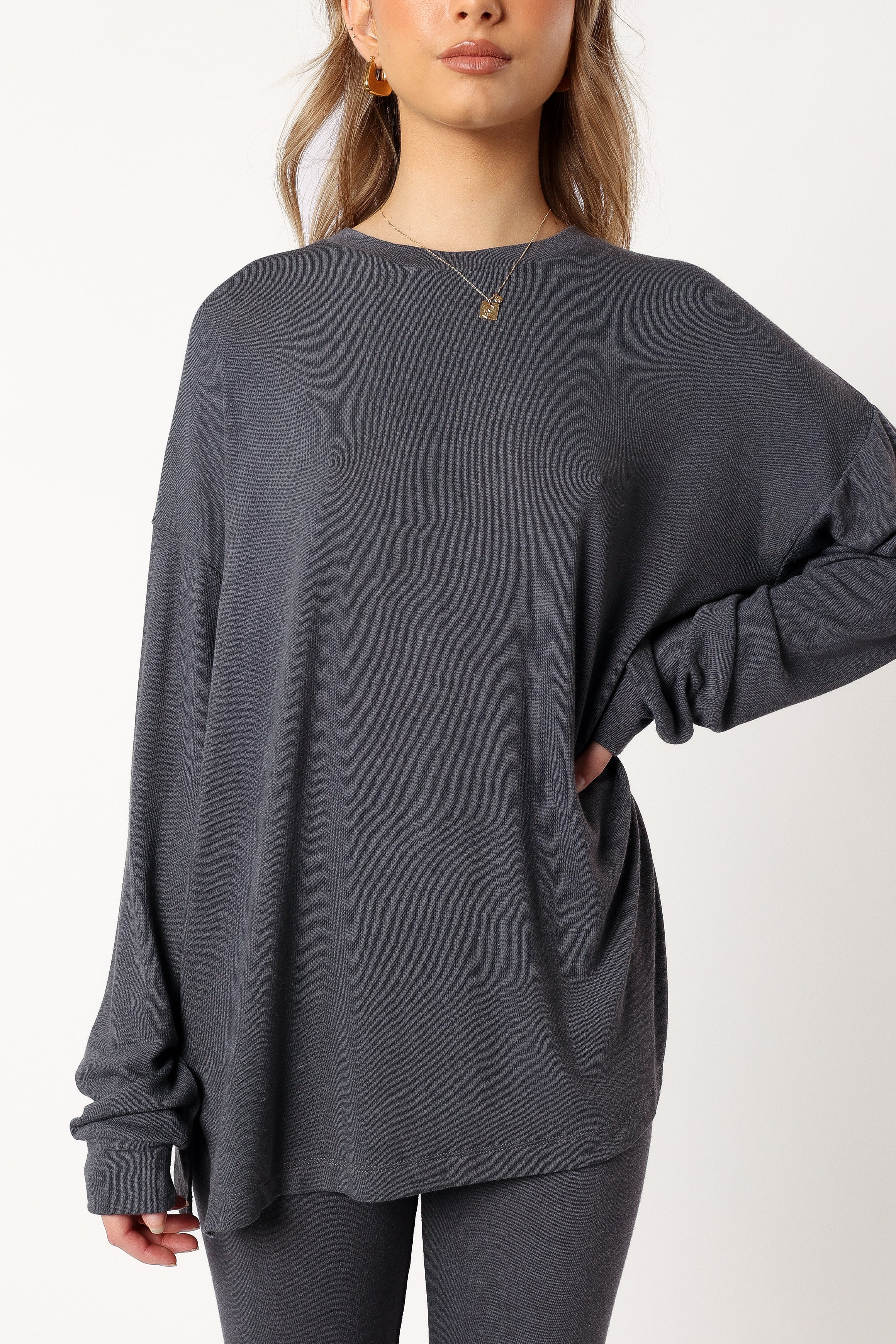Margo Two Piece Set - Charcoal