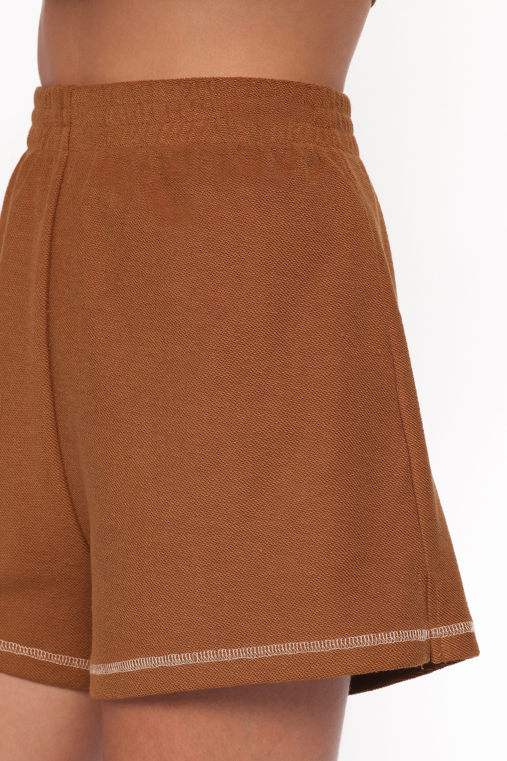 Melody Knit Short Set - Chocolate