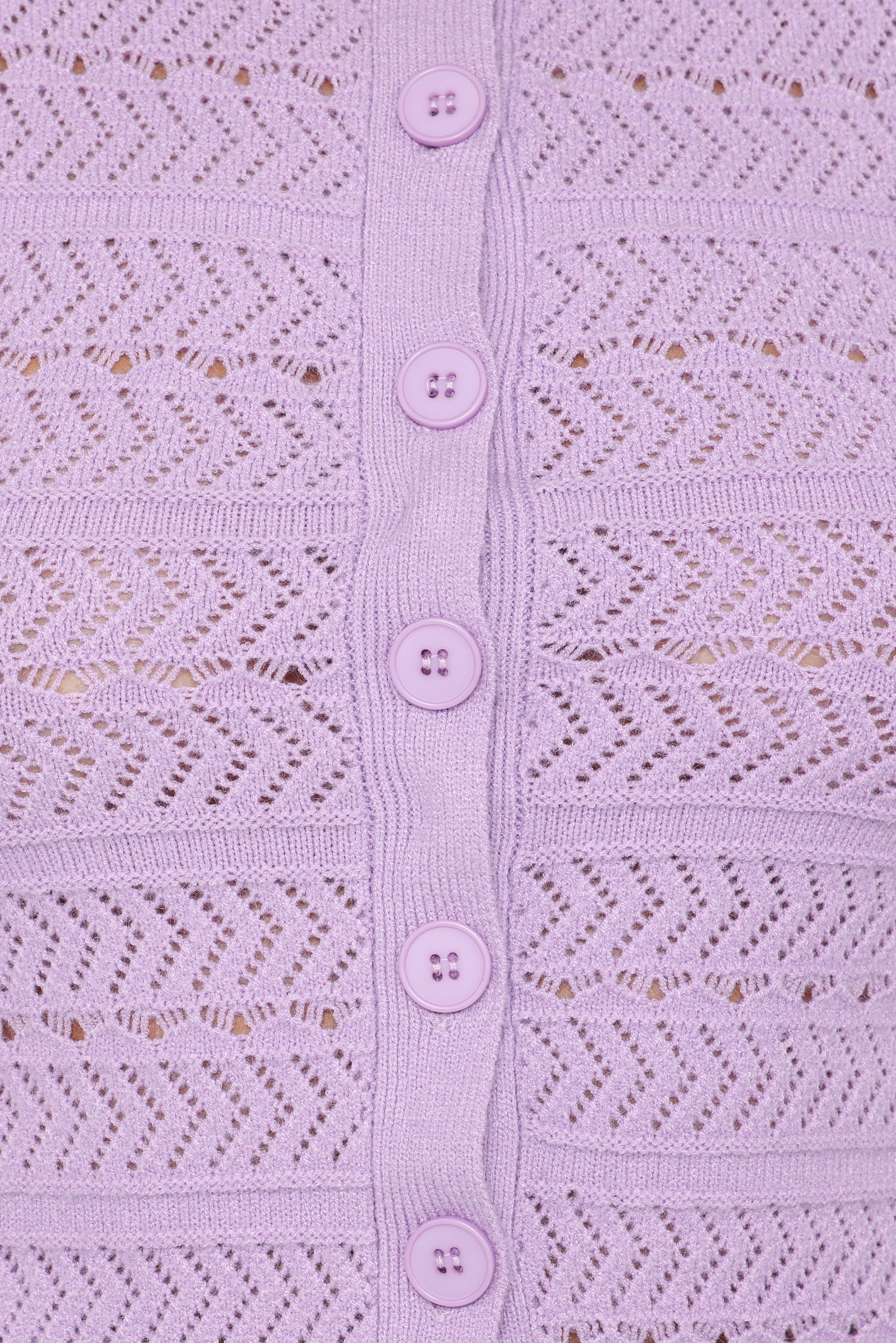 Paige Knit Skirt Set - Lilac