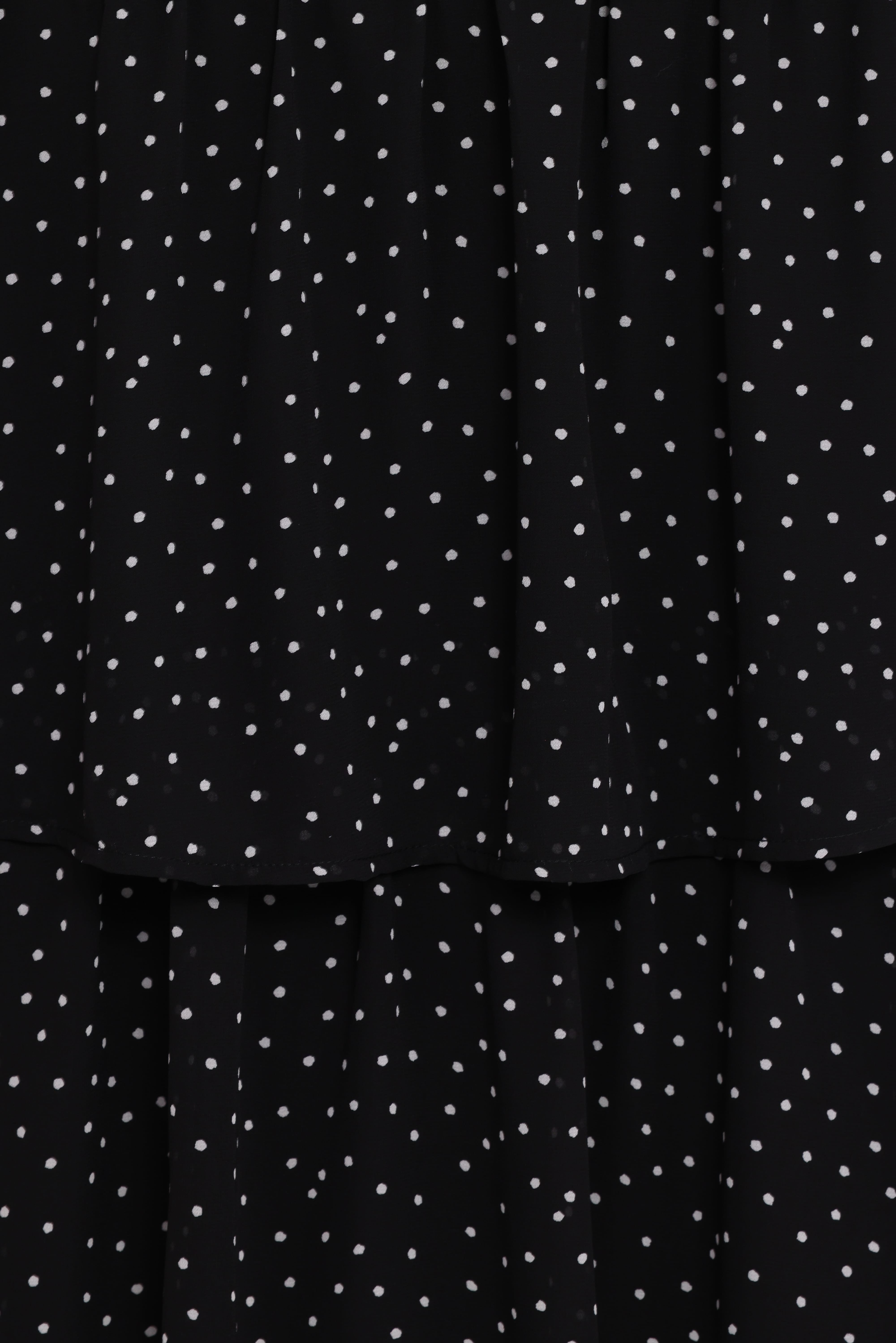 Selina Skirt Set - Black Polka Dot