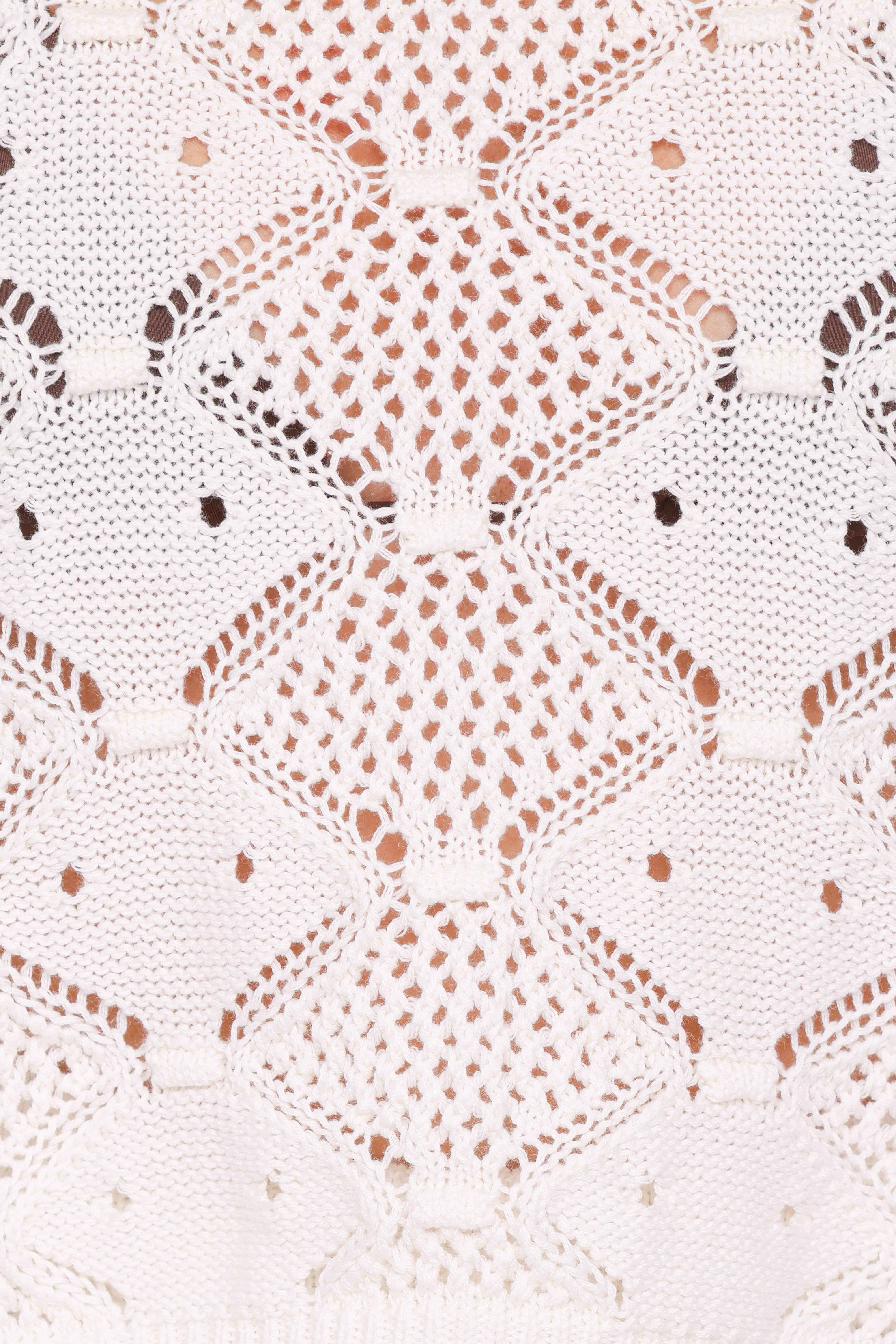 Ysabel Knitted Short Set - Cream