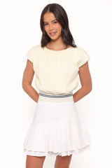 Adam Top - Pale Yellow
