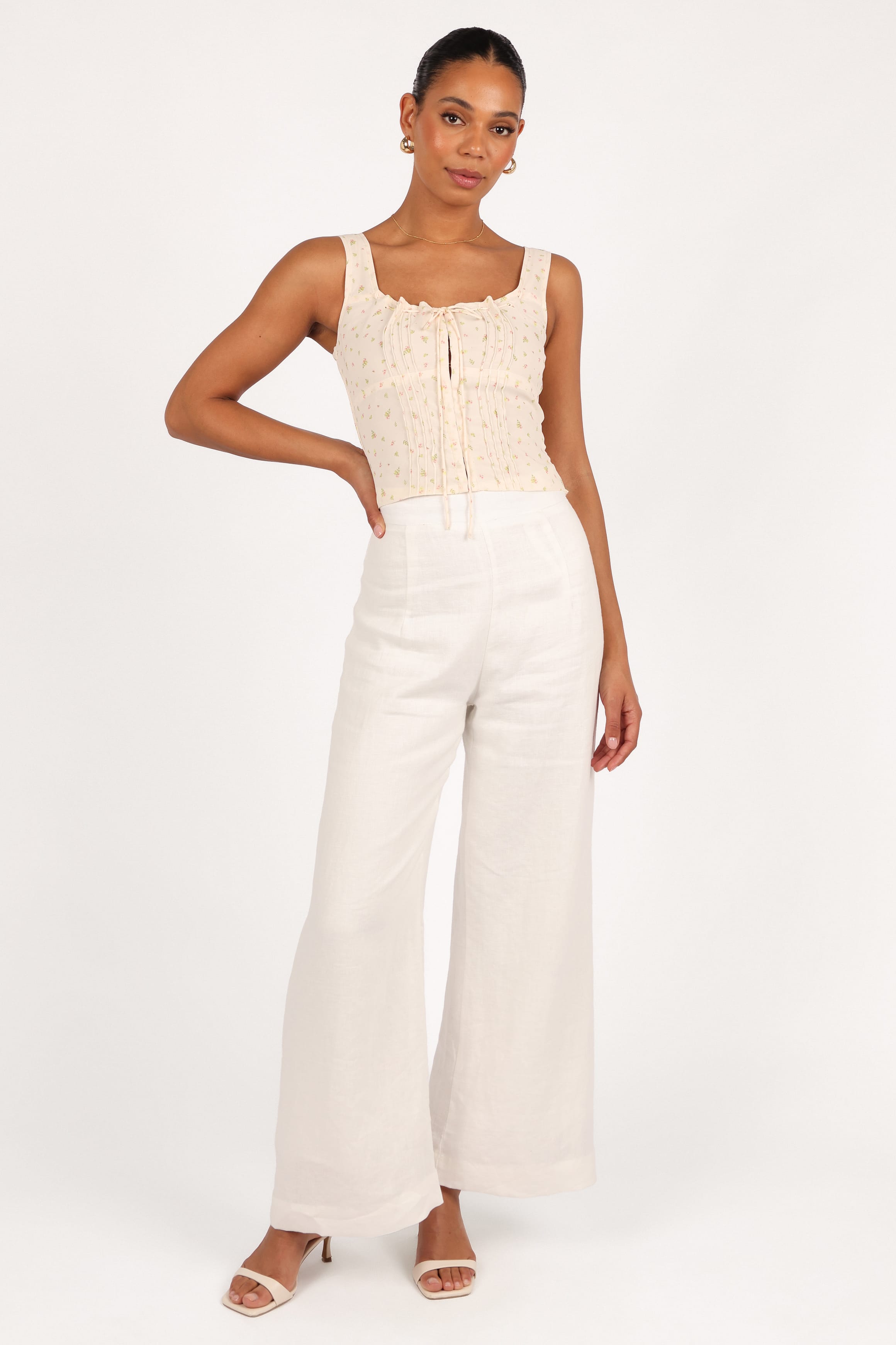 Alice Corset Top - Tiny Blooms