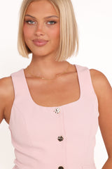 Alyssa Vest - Pink