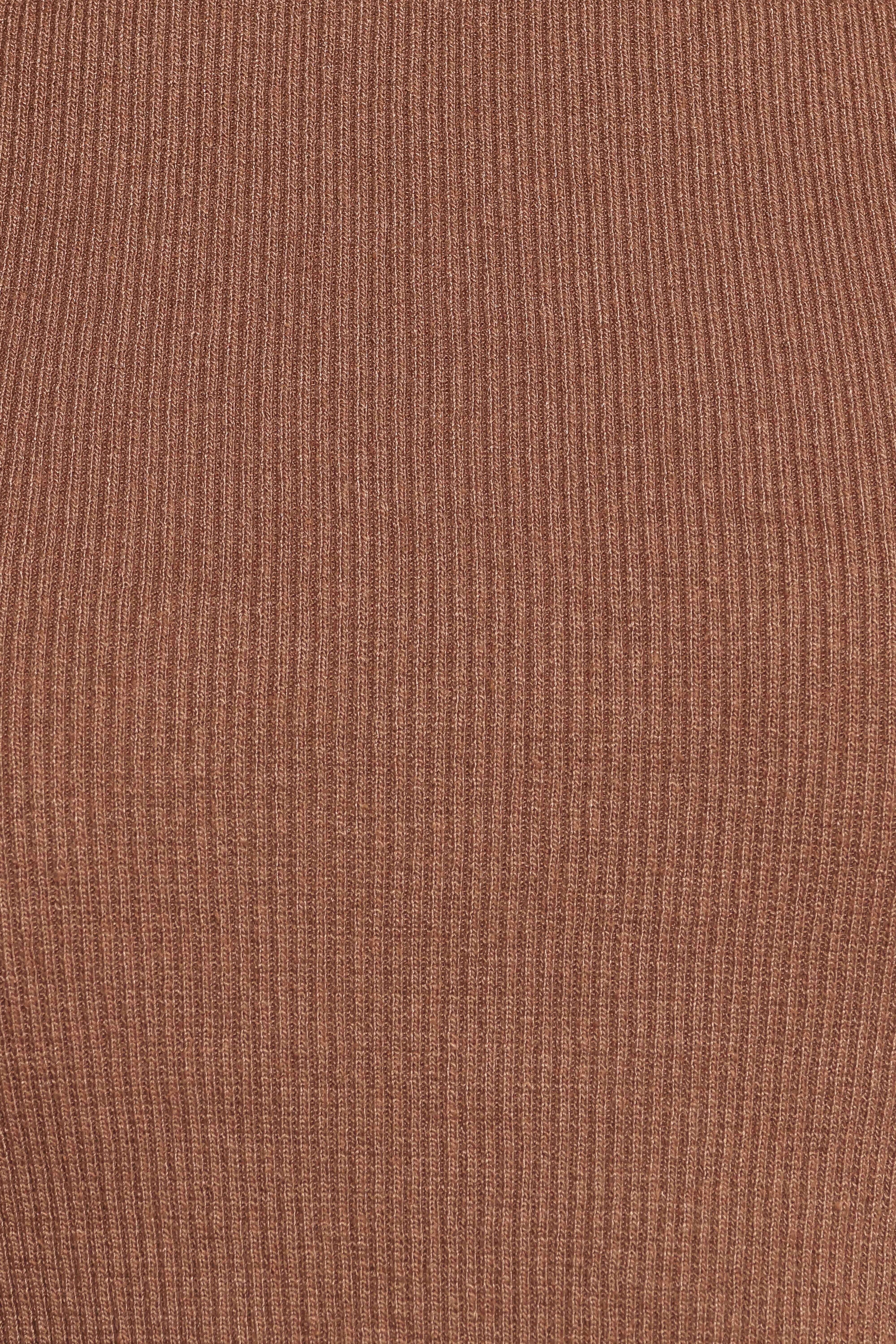 Ari Ribbed Tank - Mocha