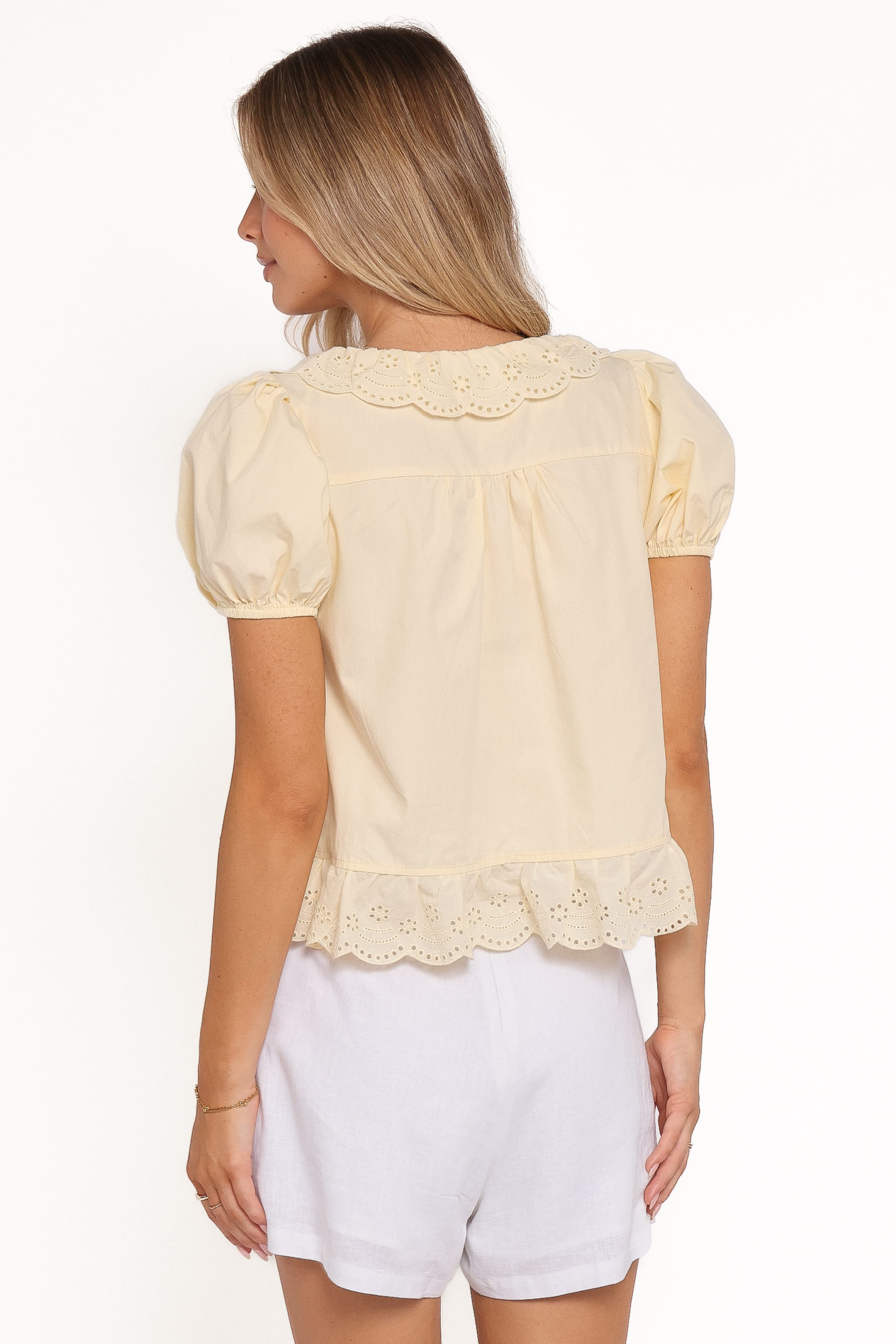 Aspen Tie Front Top - Mango