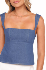 Azura Top - Denim