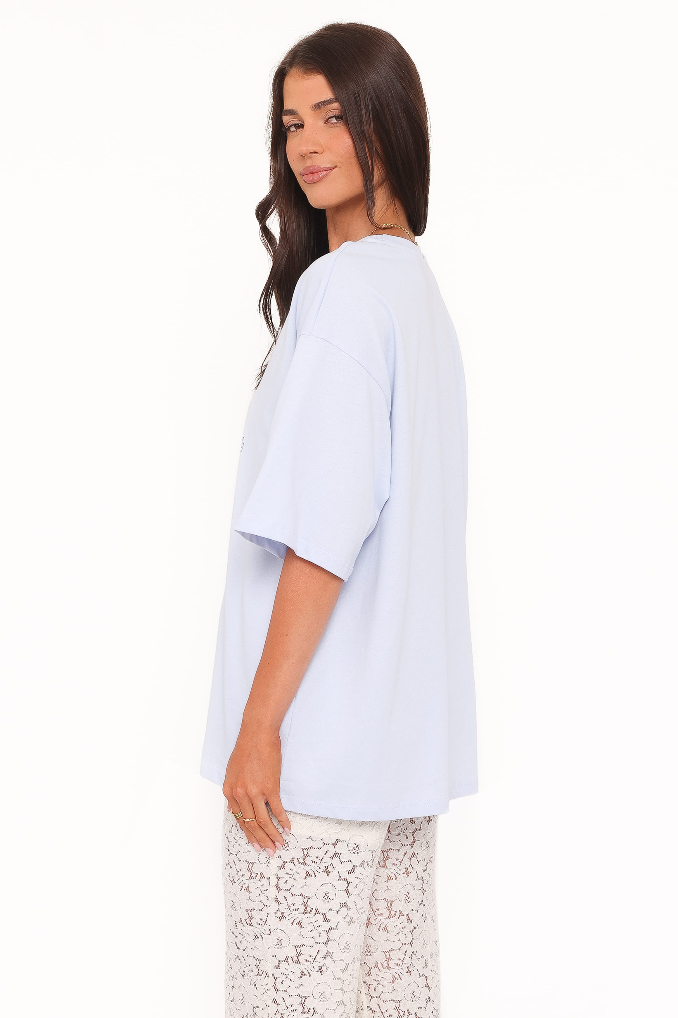 Carmen Graphic Tee - Baby Blue