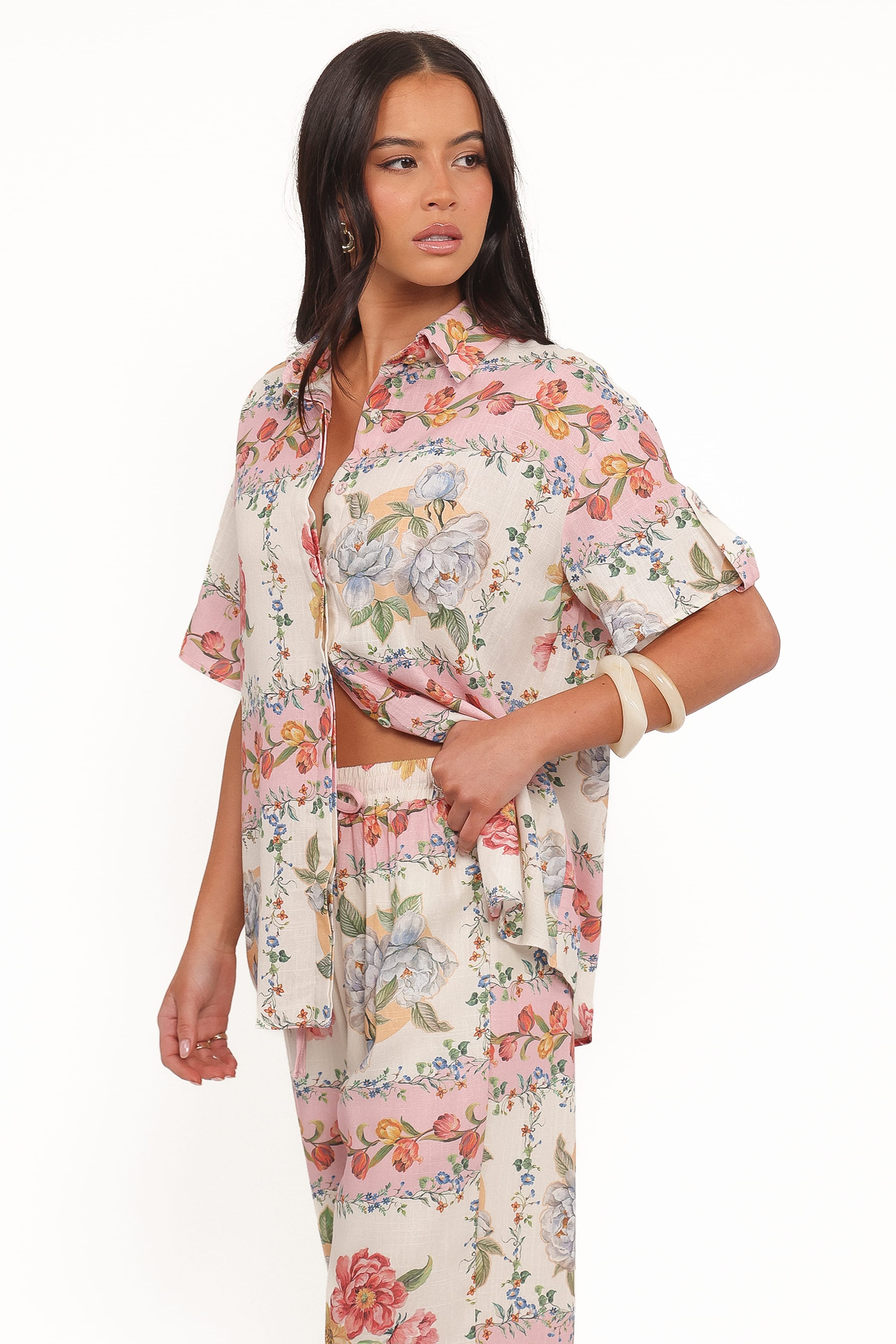 Cascais Shirt - Rose Tile