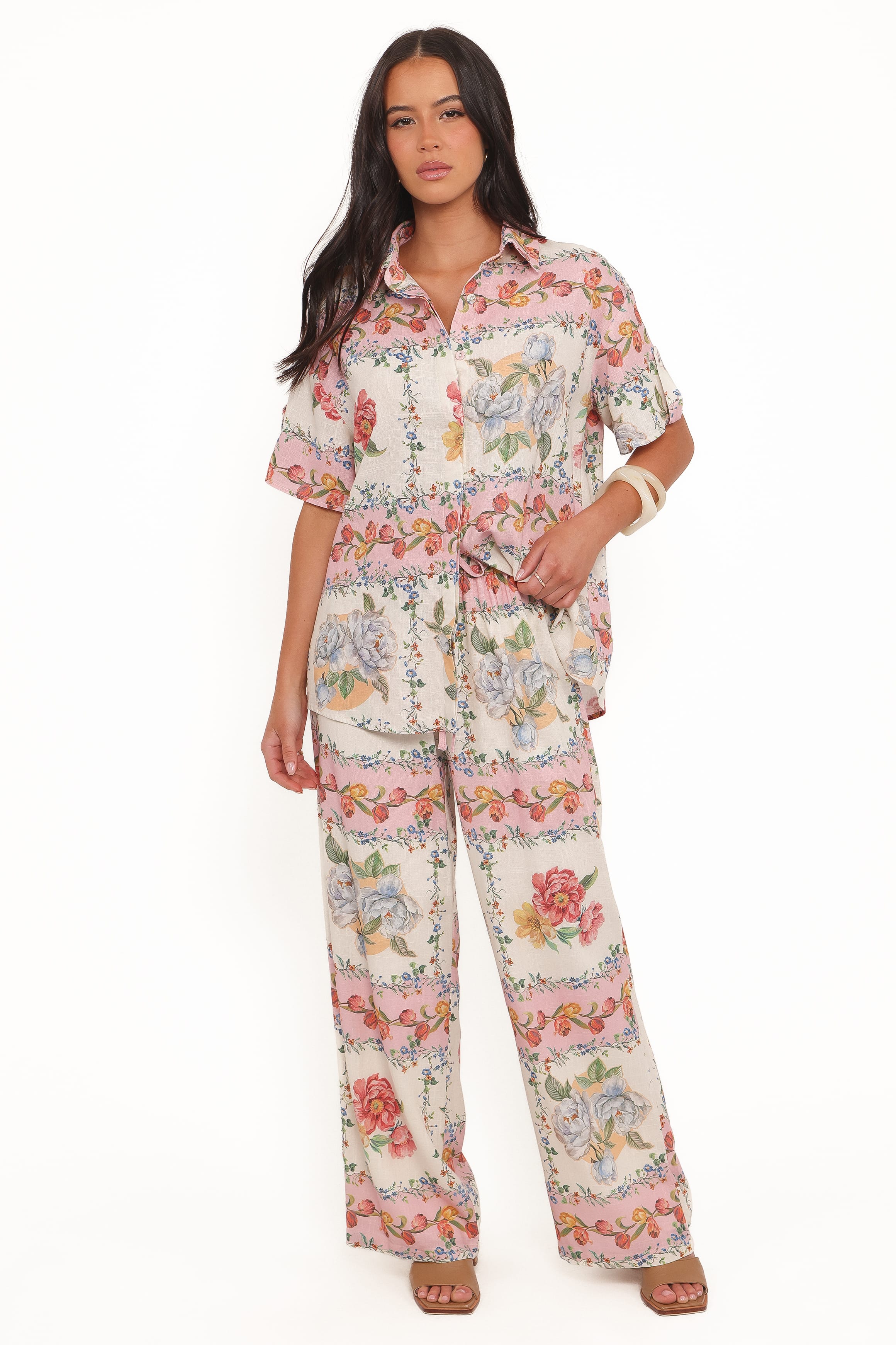 Cascais Shirt - Rose Tile