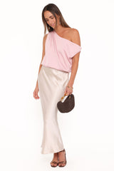 Chandler Off Shoulder Top - Pink