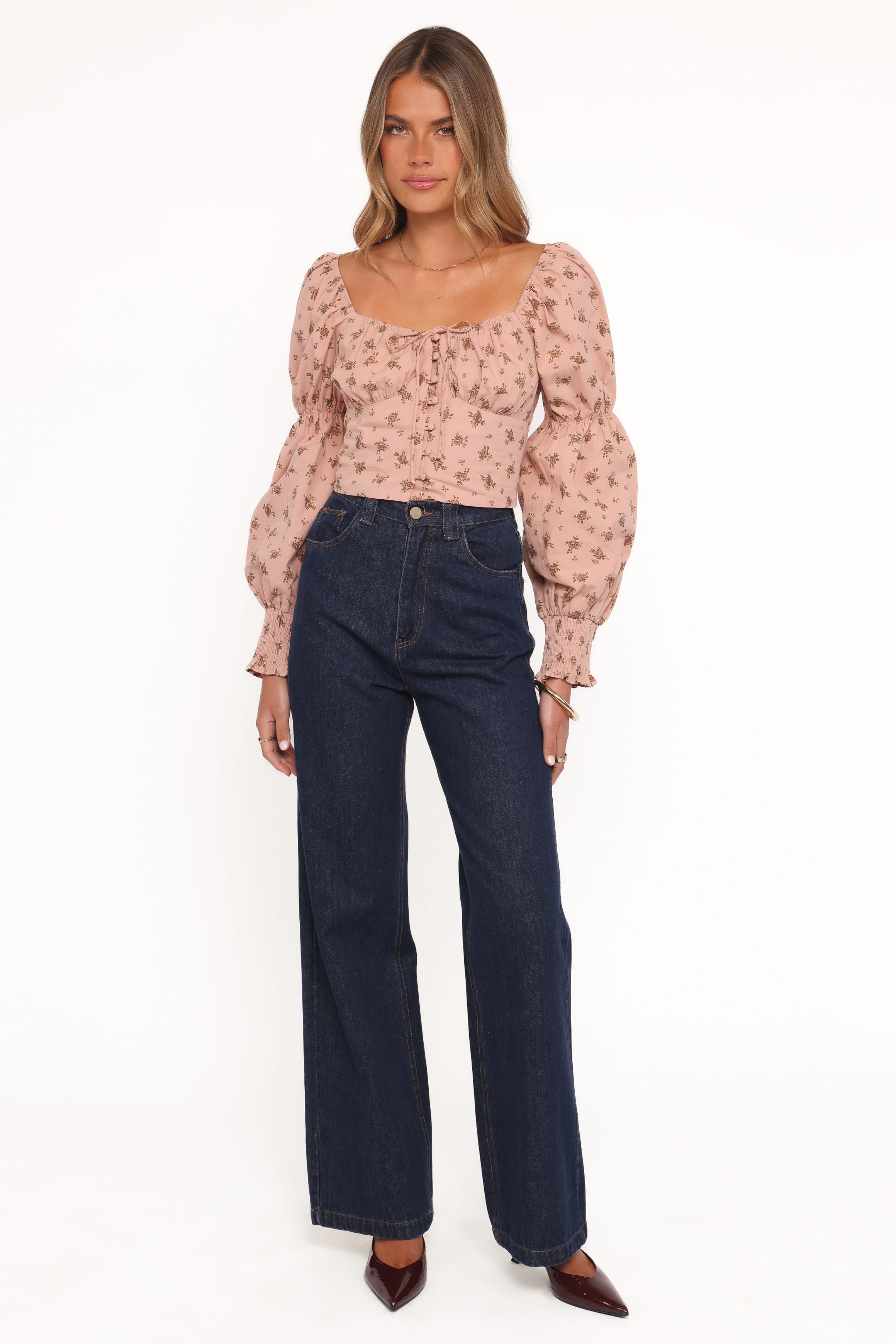 Charlene Top - Pink Floral