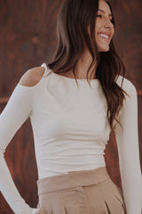 Darma Long Sleeve Top - Pale Yellow