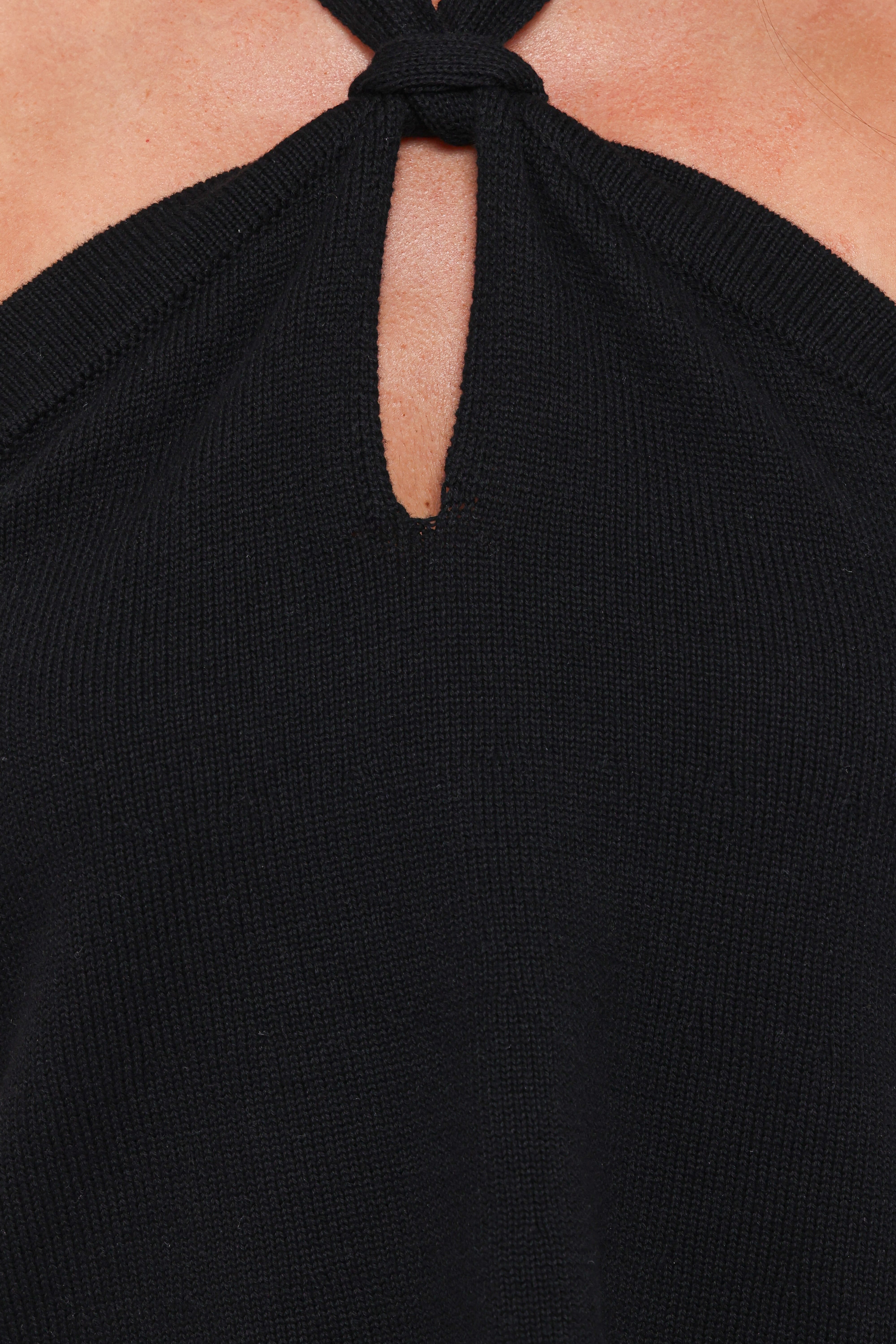 Haley Halter Top - Black