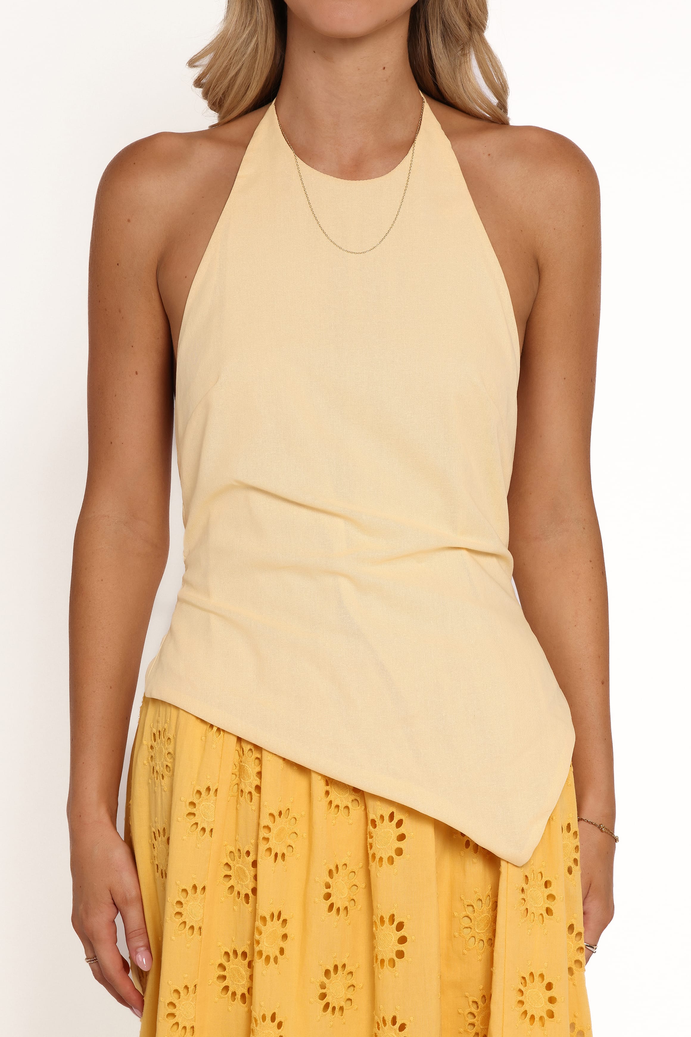 Ilyana Halter Top - Yellow