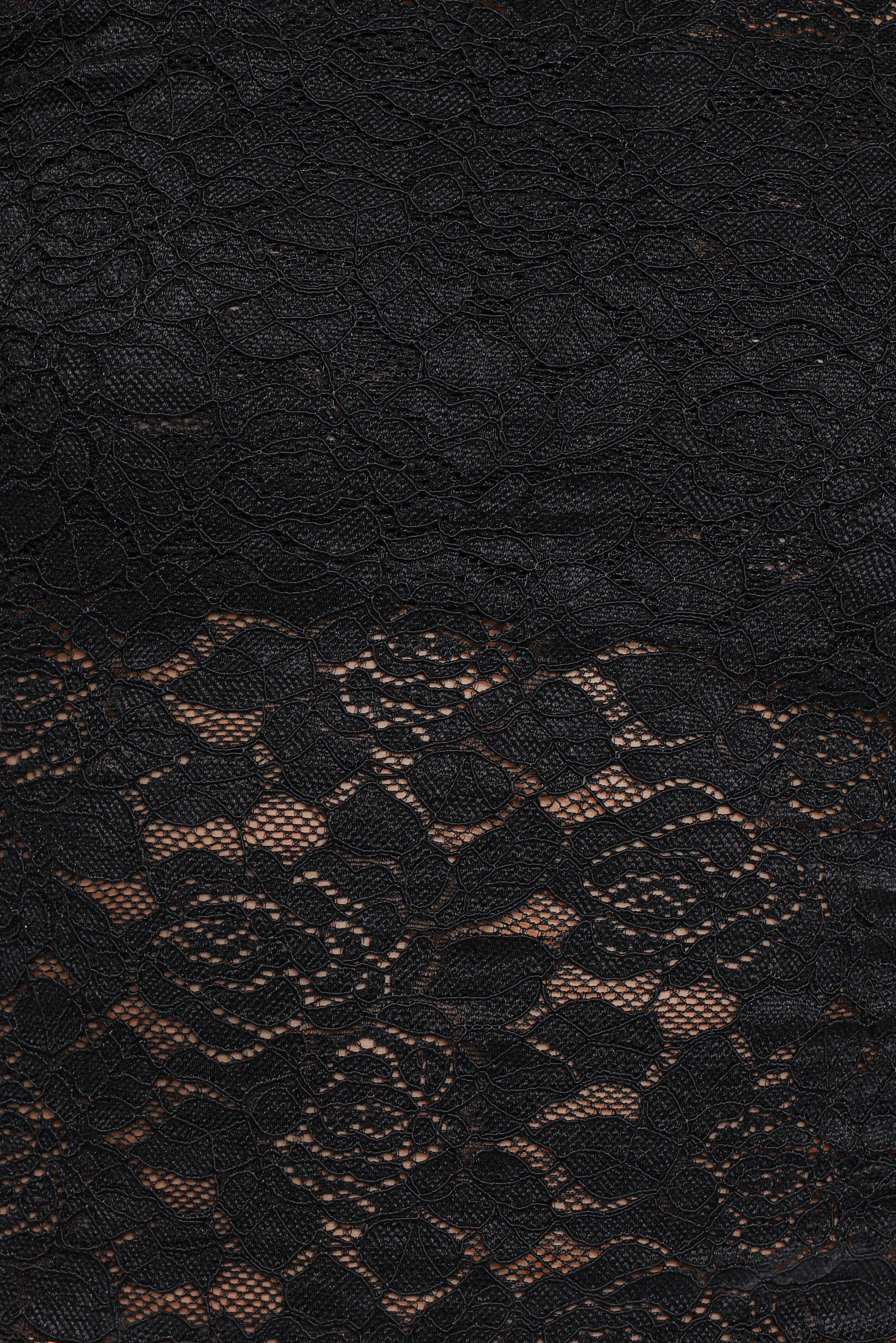 Iveta Lace Top - Black